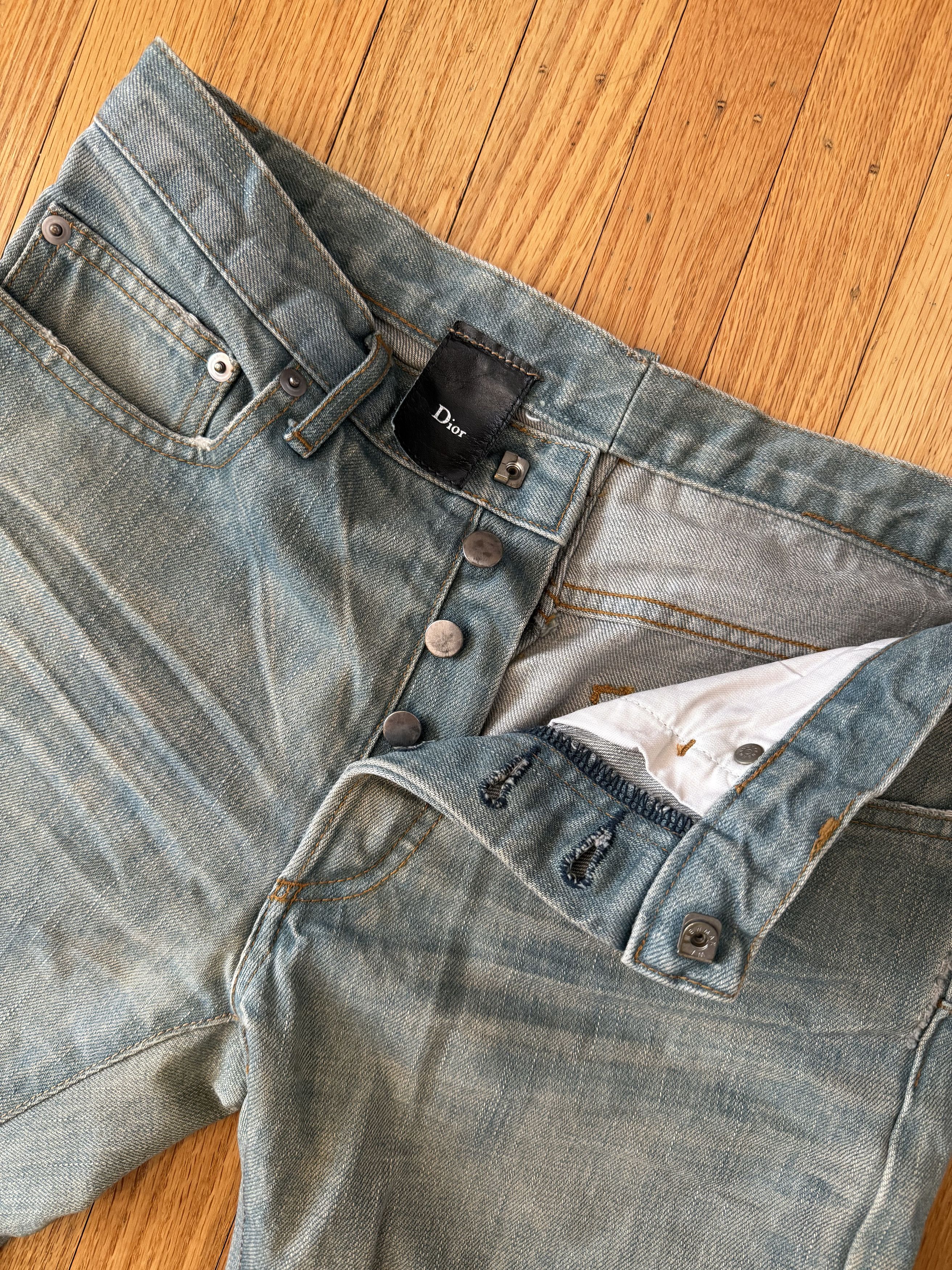 Dior Hedi Slimane Era Claw Denim Size US 28 / EU 44 - 2 Thumbnail