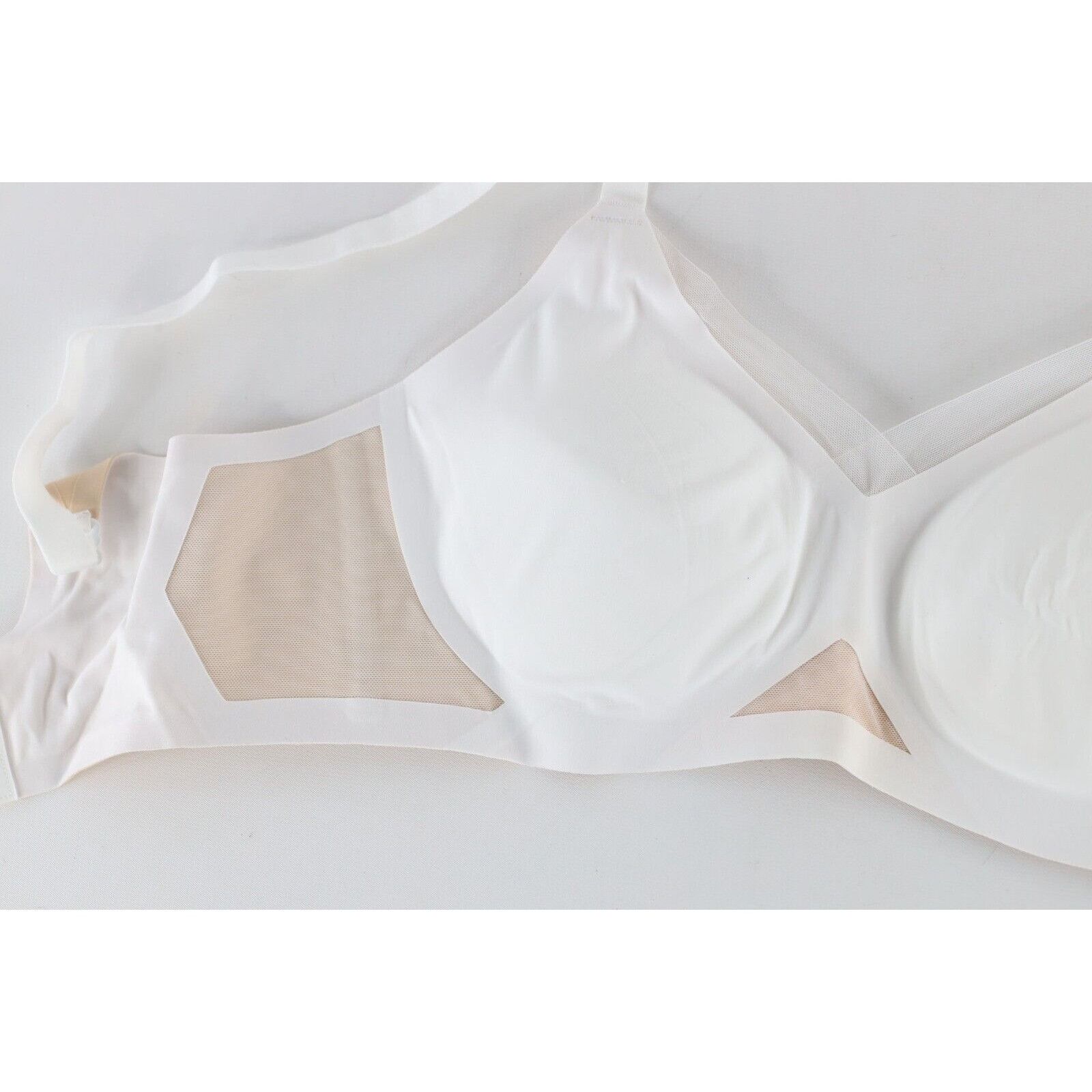 Vintage New Honeylove Crossover Wire Free Shapewear Bra White Size ONE SIZE - 2 Thumbnail
