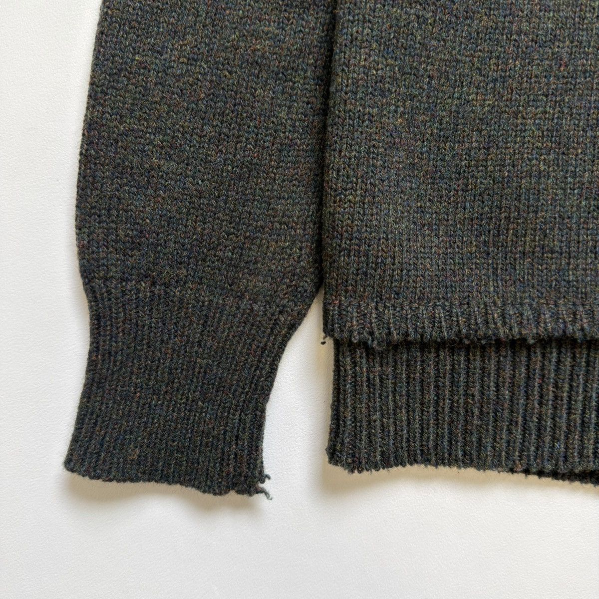 Maison Margiela A/W 21 Distressed Hems Wool Sweater Size US M / EU 48-50 / 2 - 8 Thumbnail