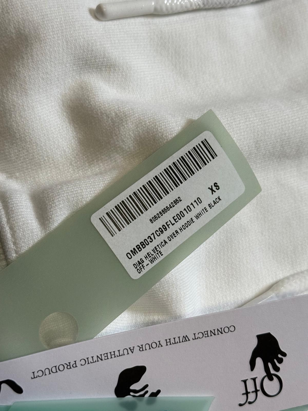 Off-White Off White Diag Helvetica Hoodie Size US XS / EU 42 / 0 - 3 Thumbnail