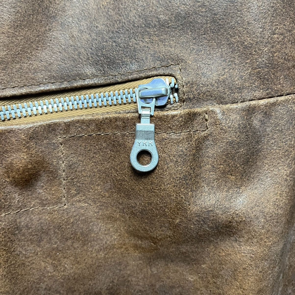 Genuine Leather Vintage Vera Pelle Leather Jacket Italian Y2K Size US XXL / EU 58 / 5 - 12 Thumbnail