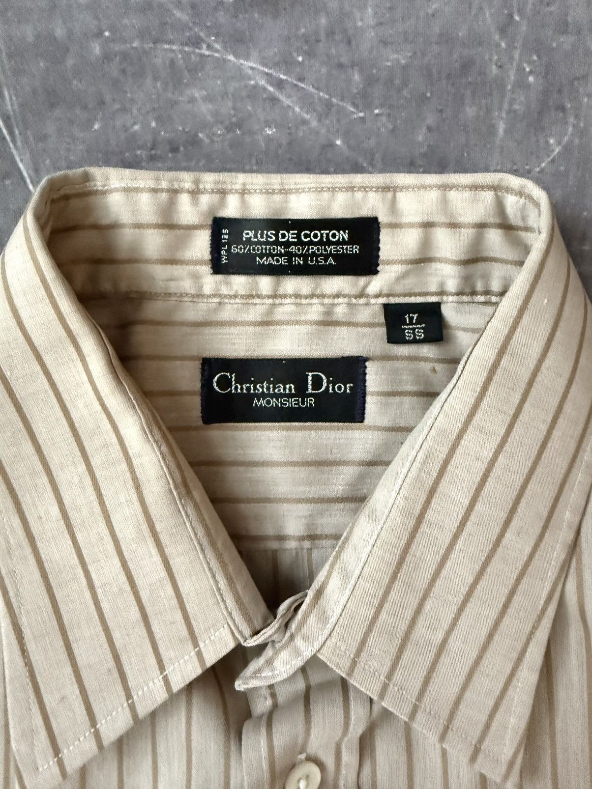 Christian Dior Monsieur Vintage Christian Dior Short-Sleeve Buttondown Shirt (L) Size US L / EU 52-54 / 3 - 8 Thumbnail