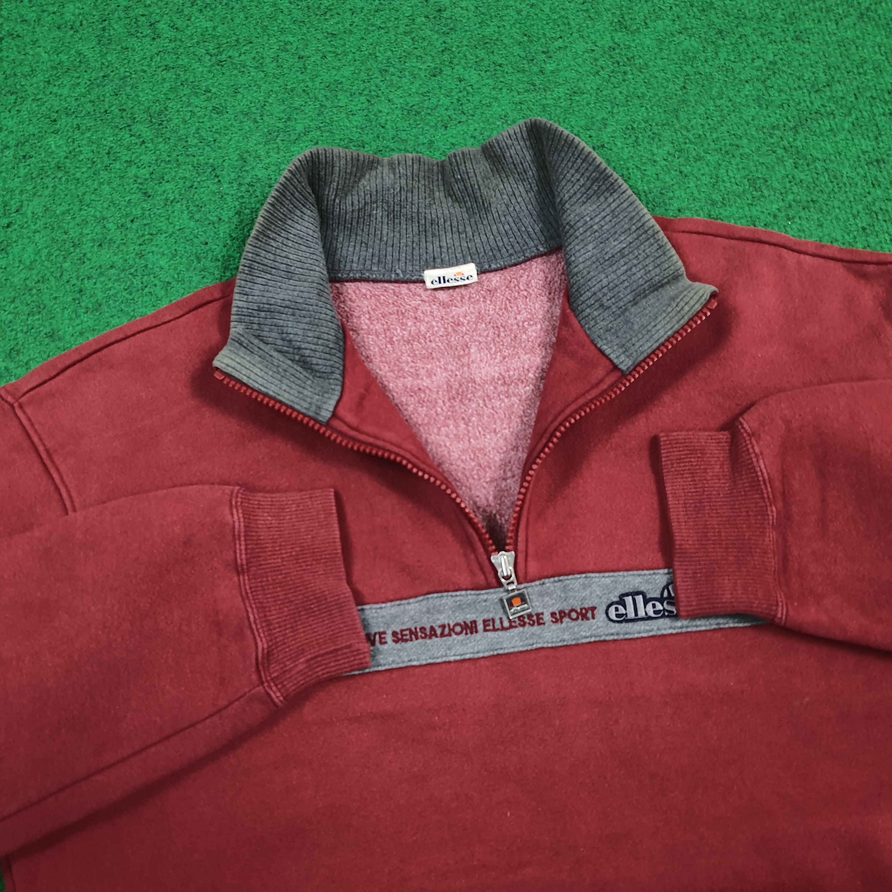 Ellesse Vintage Ellesse Sport Half Zipper Sweatshirt C295N4 Size US M / EU 48-50 / 2 - 4 Thumbnail