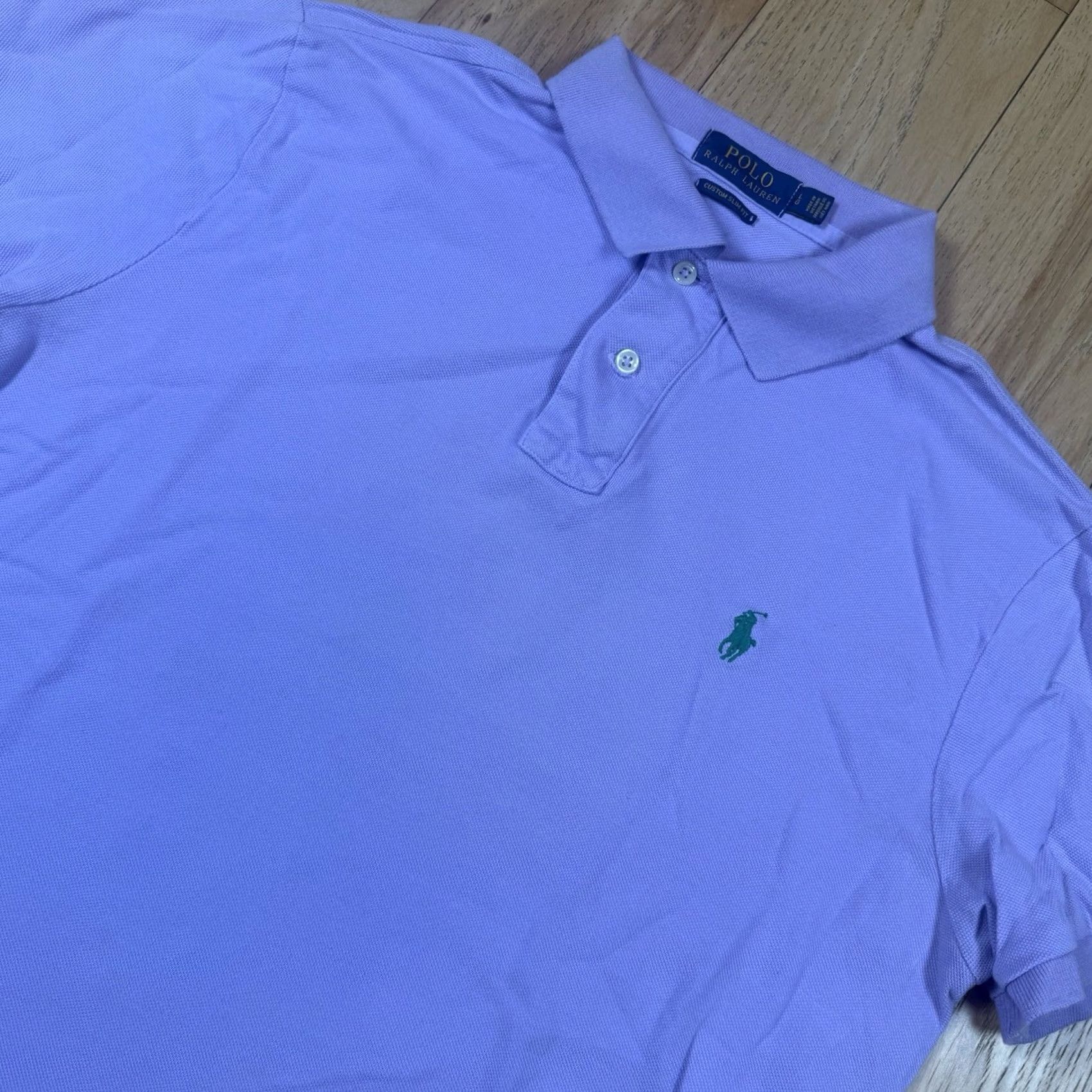 Ralph Lauren Polo Ralph Lauren Shirt Mens Large Custom Purple Short Sleeve Soft Size US L / EU 52-54 / 3 - 2 Thumbnail