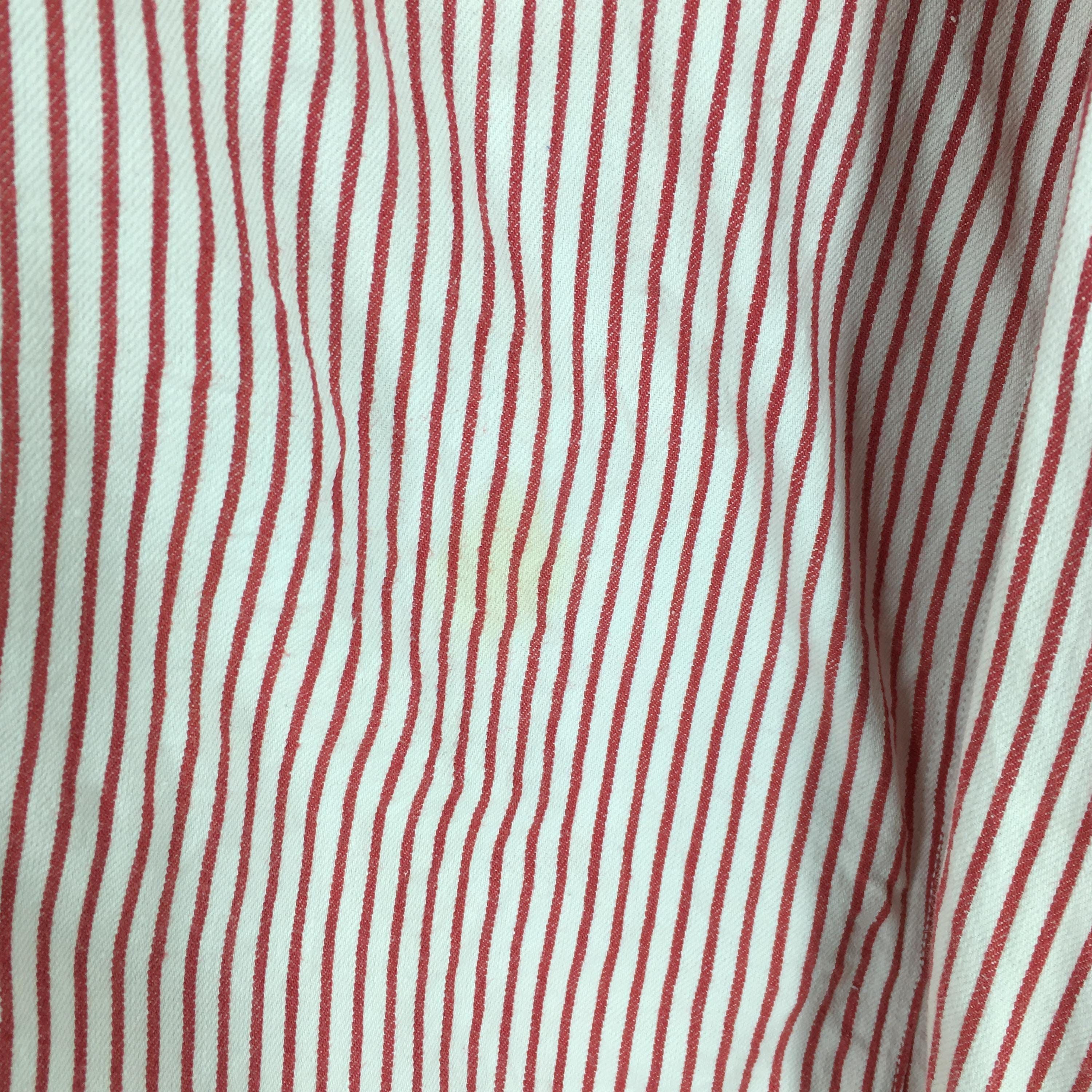 Flannel × Vintage Vintage Vertical Stripes Red Flannel Western Shirt Large Size US L / EU 52-54 / 3 - 5 Thumbnail