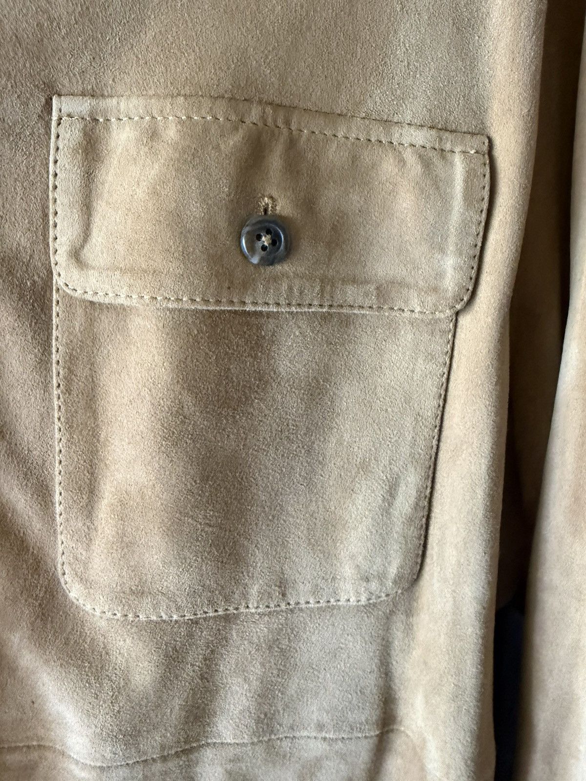 Polo Ralph Lauren polo leather shirt sz L Size US L / EU 52-54 / 3 - 3 Thumbnail