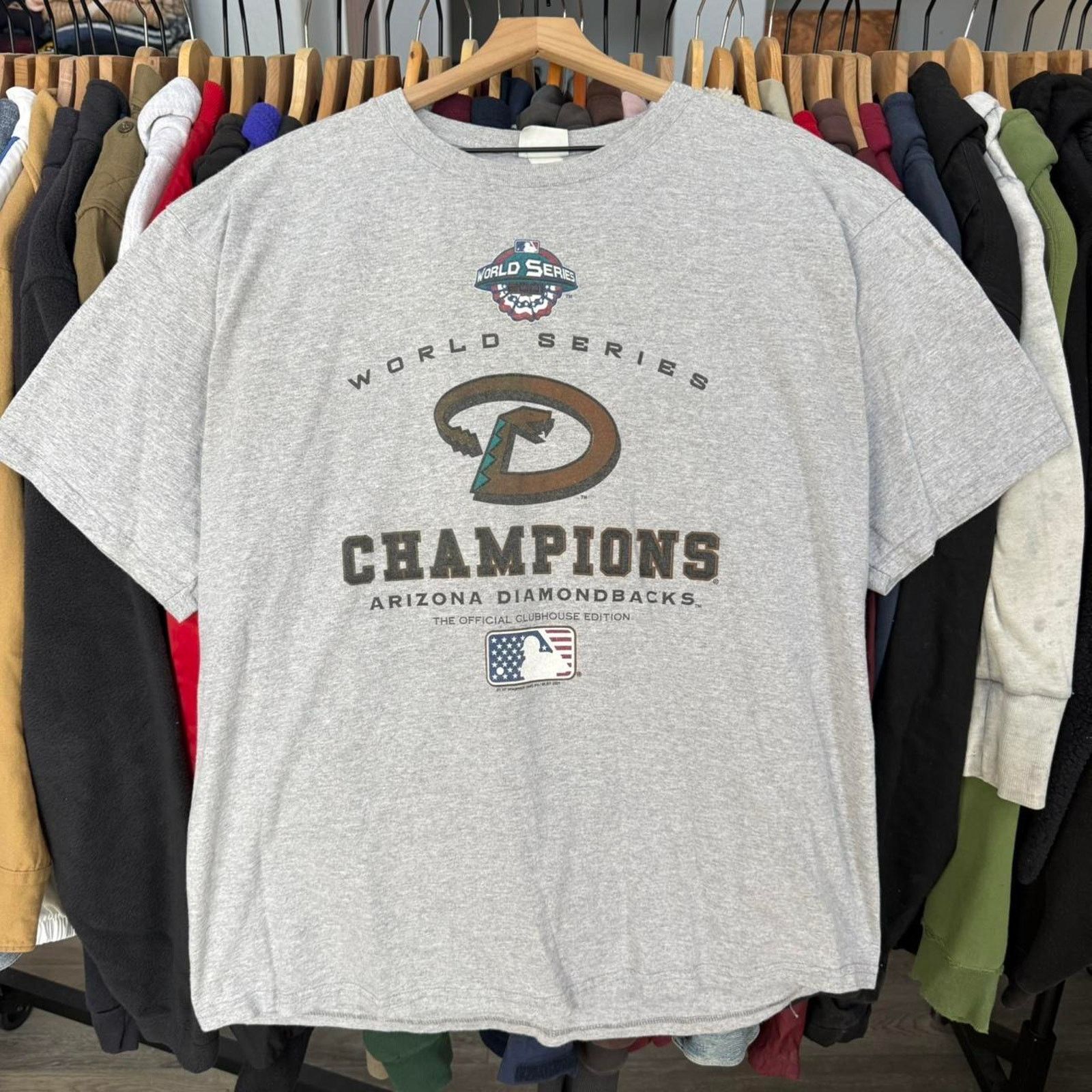 Lee Vintage 2001 Arizona Diamondbacks MLB Championship T-Shirt Size US XL / EU 56 / 4 - 1 Thumbnail