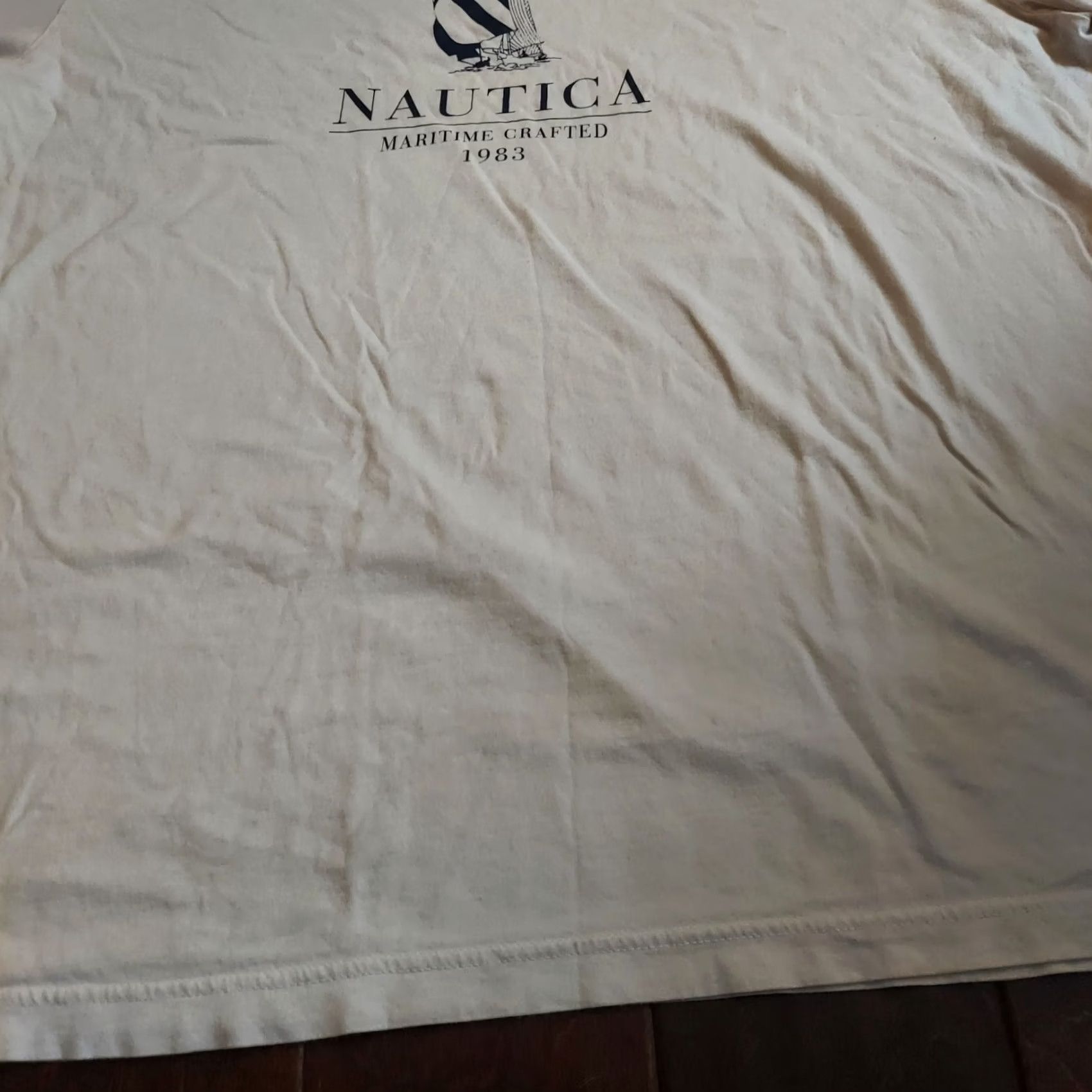 Nautica Nautica Mens Maritime Crafted 1983 Sail Boat Print Shirt - 2XL Size US XXL / EU 58 / 5 - 3 Thumbnail