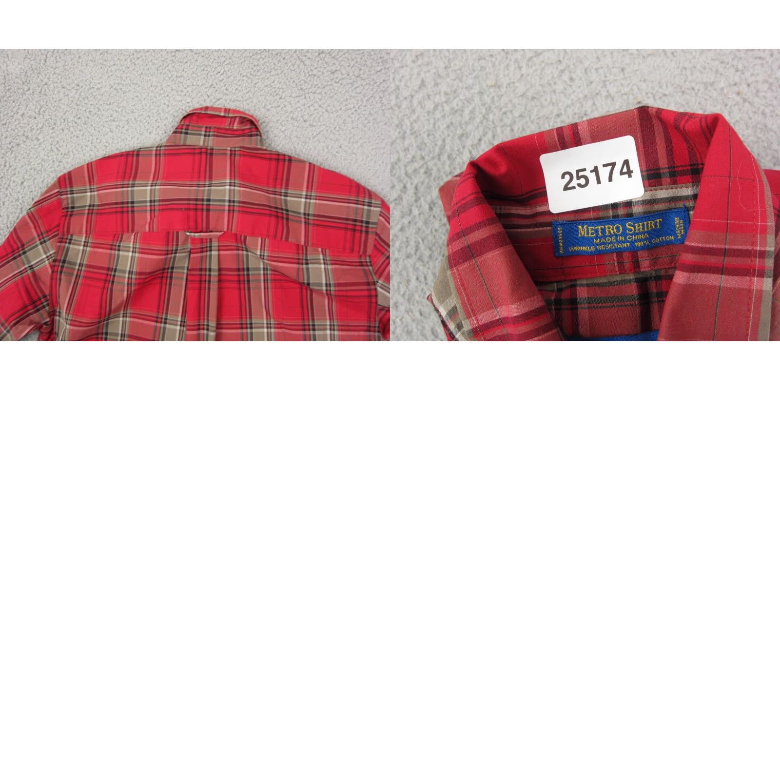 Pendleton VINTAGE Pendleton Shirt Mens S Red Plaid Cotton Button-Up Casual 90s Aztec Fall Winter Spring Summer Mens Size US S / EU 44-46 / 1 - 9 Thumbnail