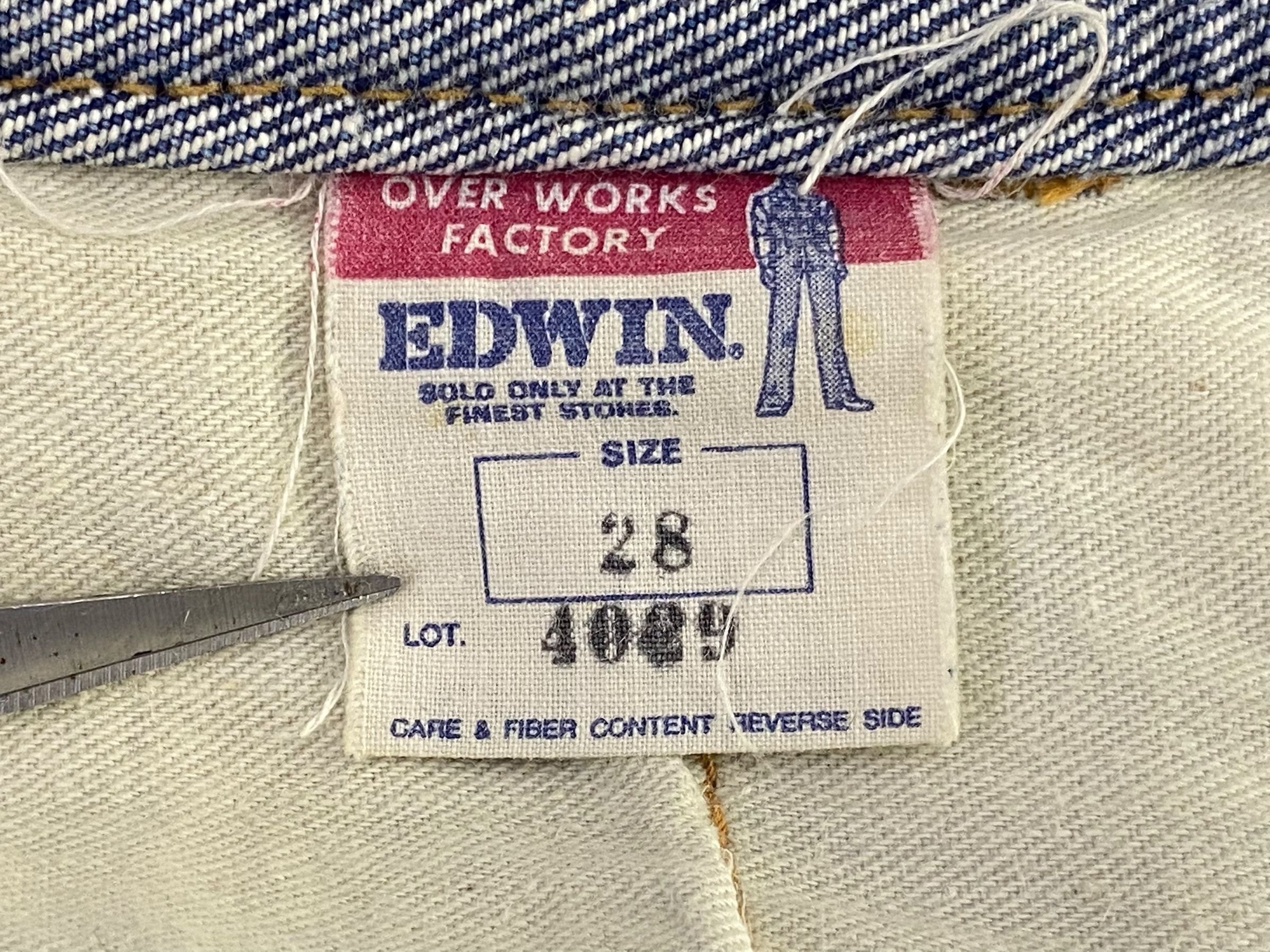 Edwin Edwin Overalls Hickory Workwear Bib Overalls Size 26" / US 2 / IT 38 - 10 Thumbnail
