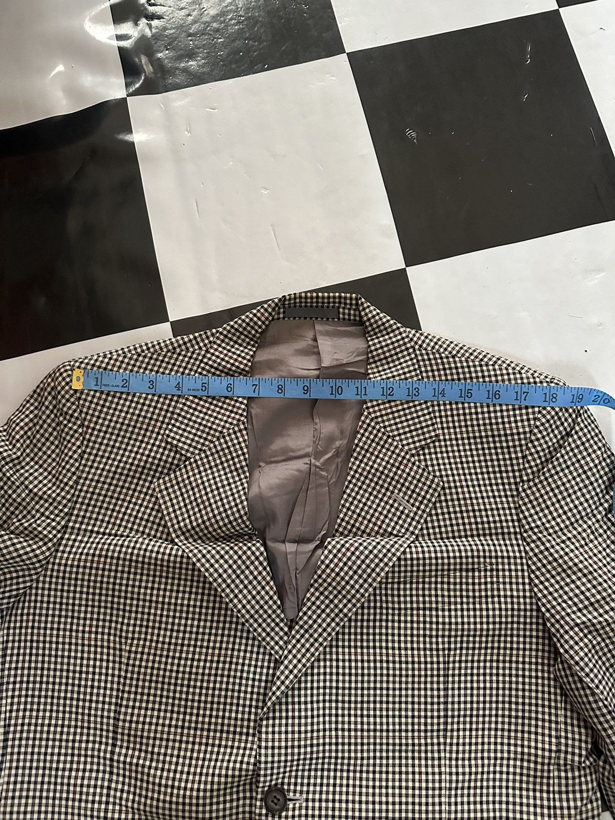 Burberry × Burberry Prorsum × Vintage Vintage Burberrys Blazer Shepherd Check Double Breast Suits Size 38R - 15 Thumbnail