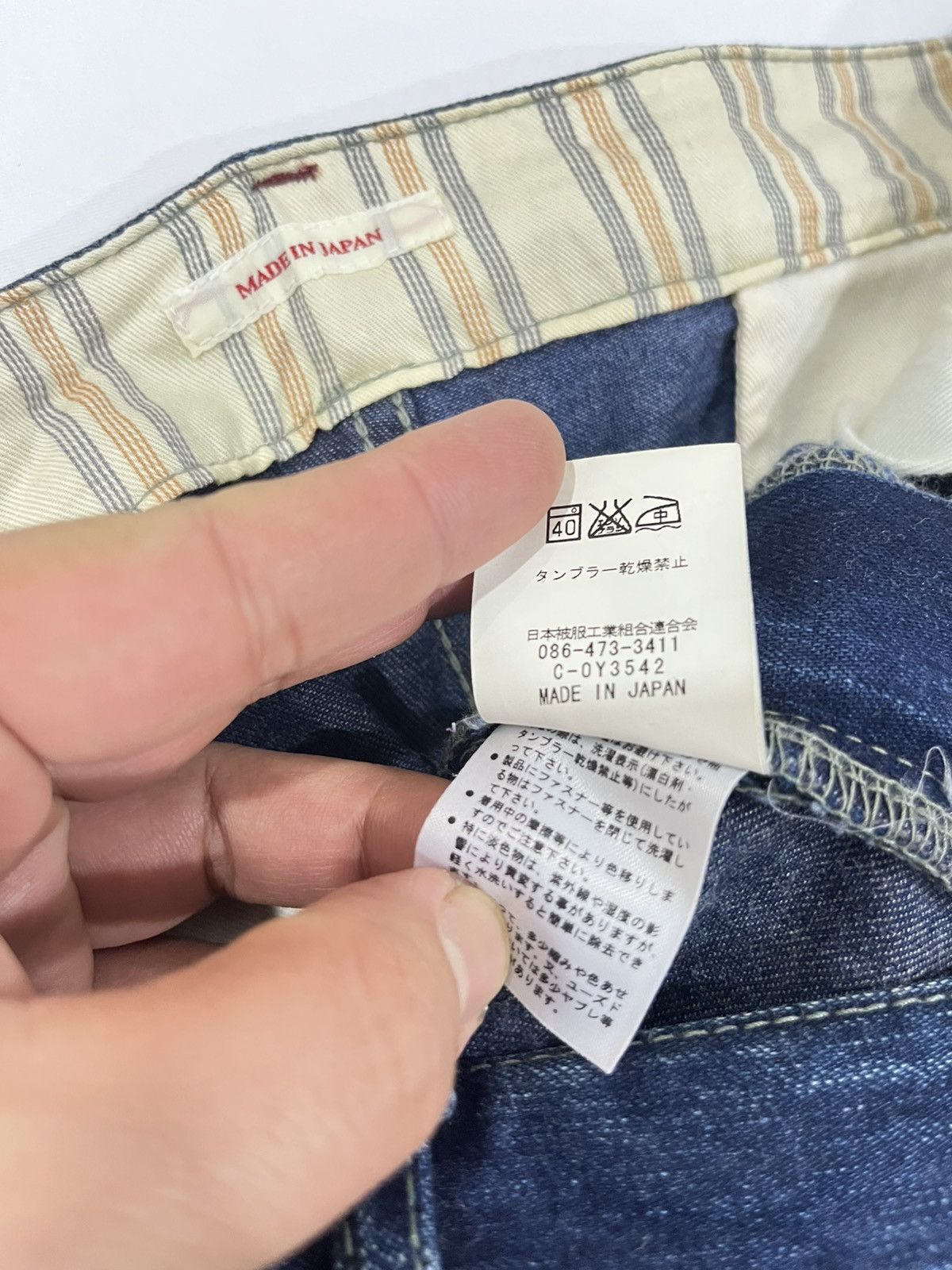 Eternal Japanese Eternal patch Denim Trouser Pants Size 34 Size US 34 / EU 50 - 9 Thumbnail
