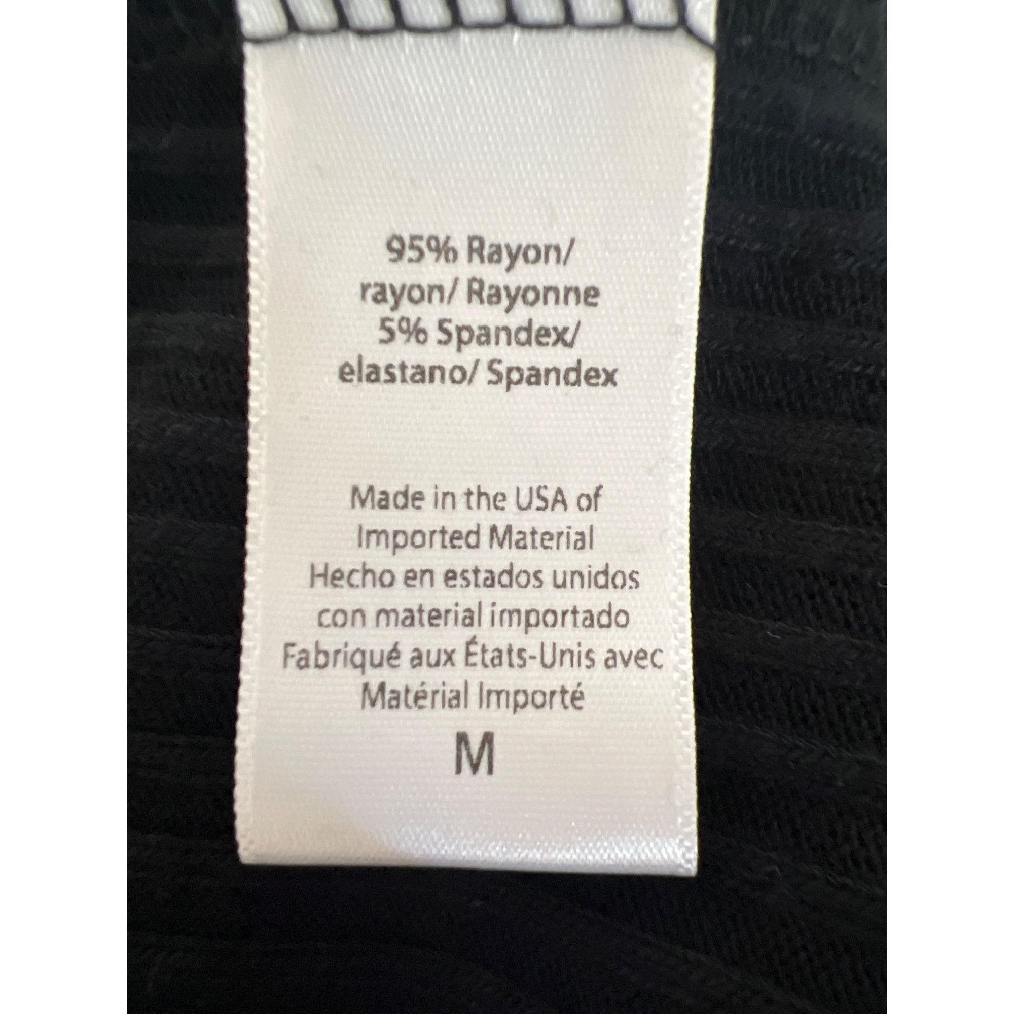 Beyond Yoga Beyond Yoga Black Ribbed Jetsetter Jumpsuit Sleeveless V-Nec Size 28" / US 6 / IT 42 - 9 Thumbnail