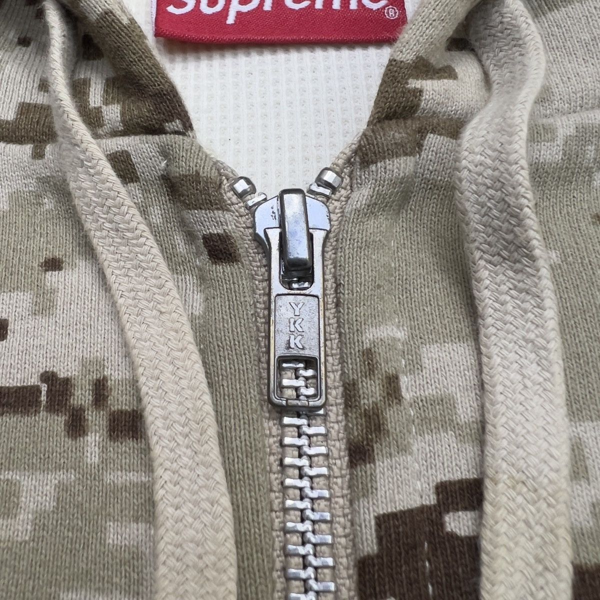 Supreme Supreme Arc Logo Thermal Zip Up Hooded Sweatshirt Size US L / EU 52-54 / 3 - 11 Thumbnail