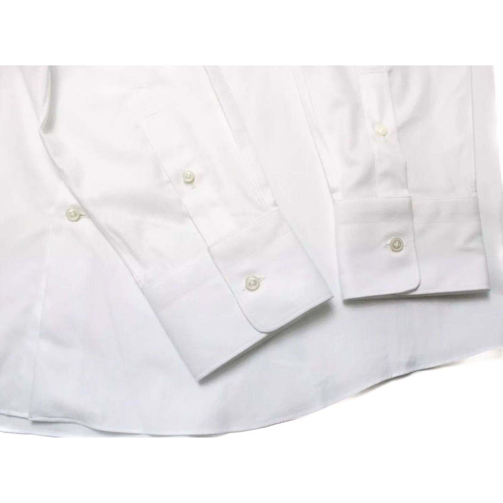 Suitsupply Suitsupply Slim Fit Formal Shirt Men's 3XL Button-Up White Spread Neck Size 48R - 5 Thumbnail
