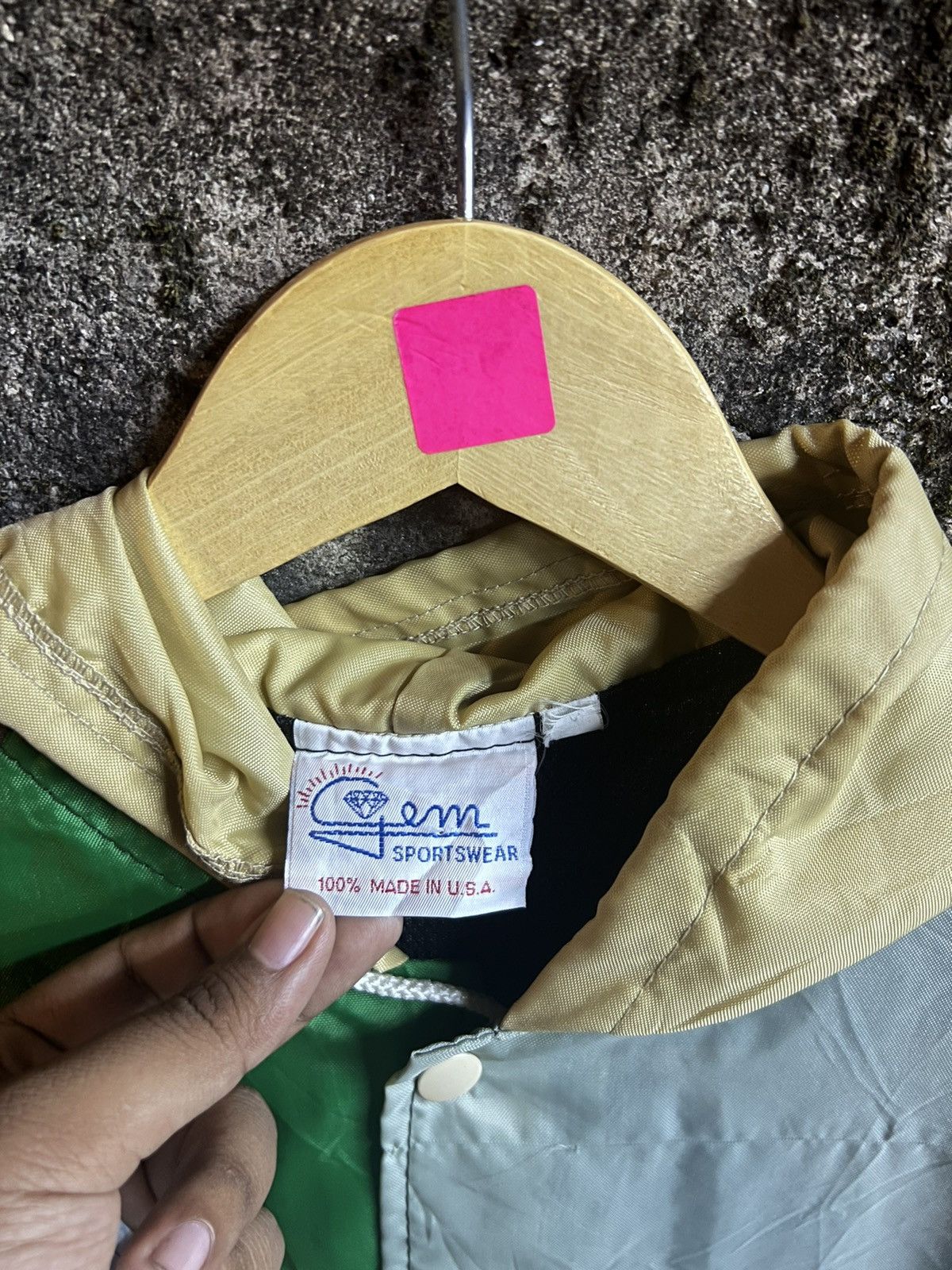 Designer × Vintage WINDBRAKER BUTTON GEM USA Size US M / EU 48-50 / 2 - 3 Thumbnail