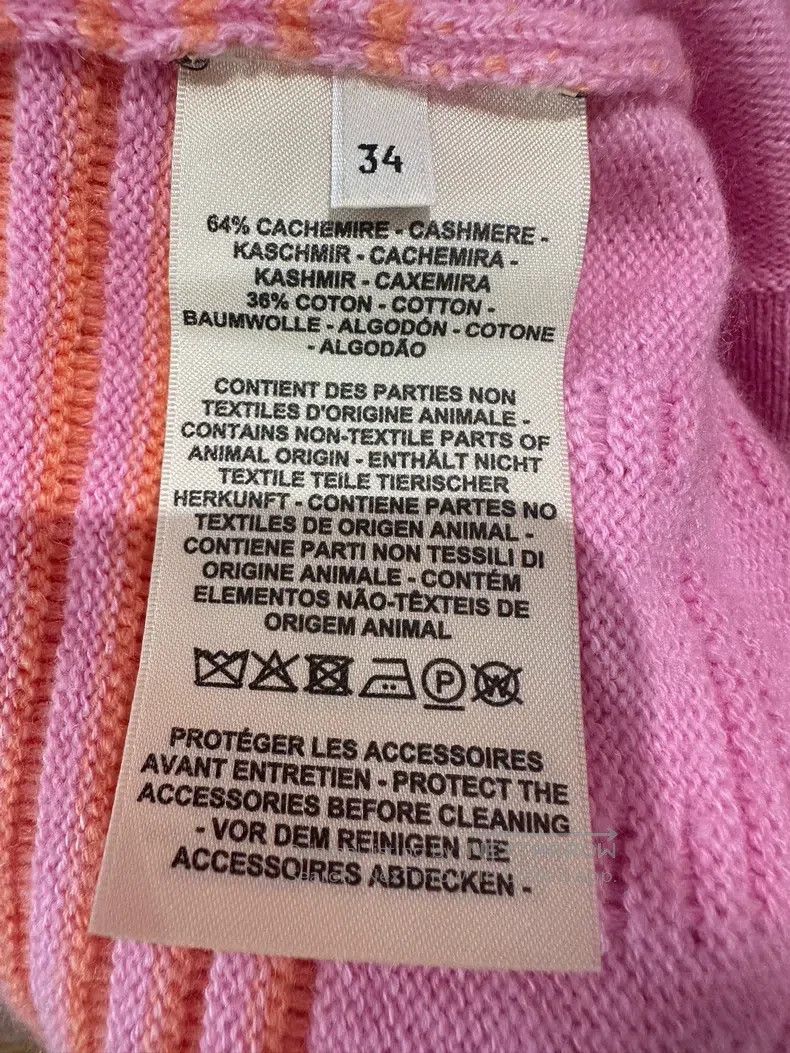 Hermes Hermes Pig Nose Long Knitted Cardigan Jacket Size XXS / US 00 / IT 34 - 8 Thumbnail
