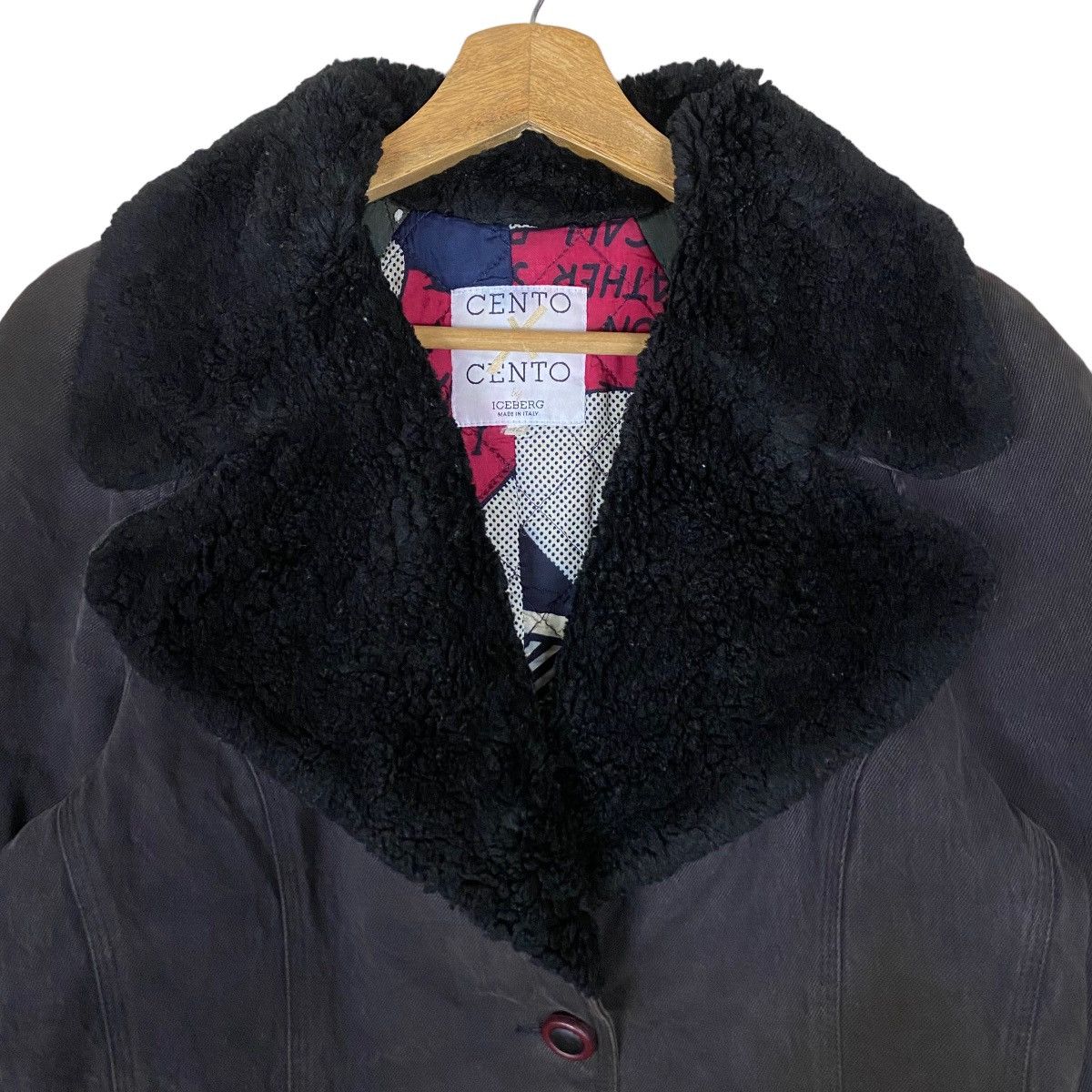 Iceberg Vintage Cento X Cento by Iceberg Italy Double Breasted Fur Size M / US 6-8 / IT 42-44 - 3 Thumbnail