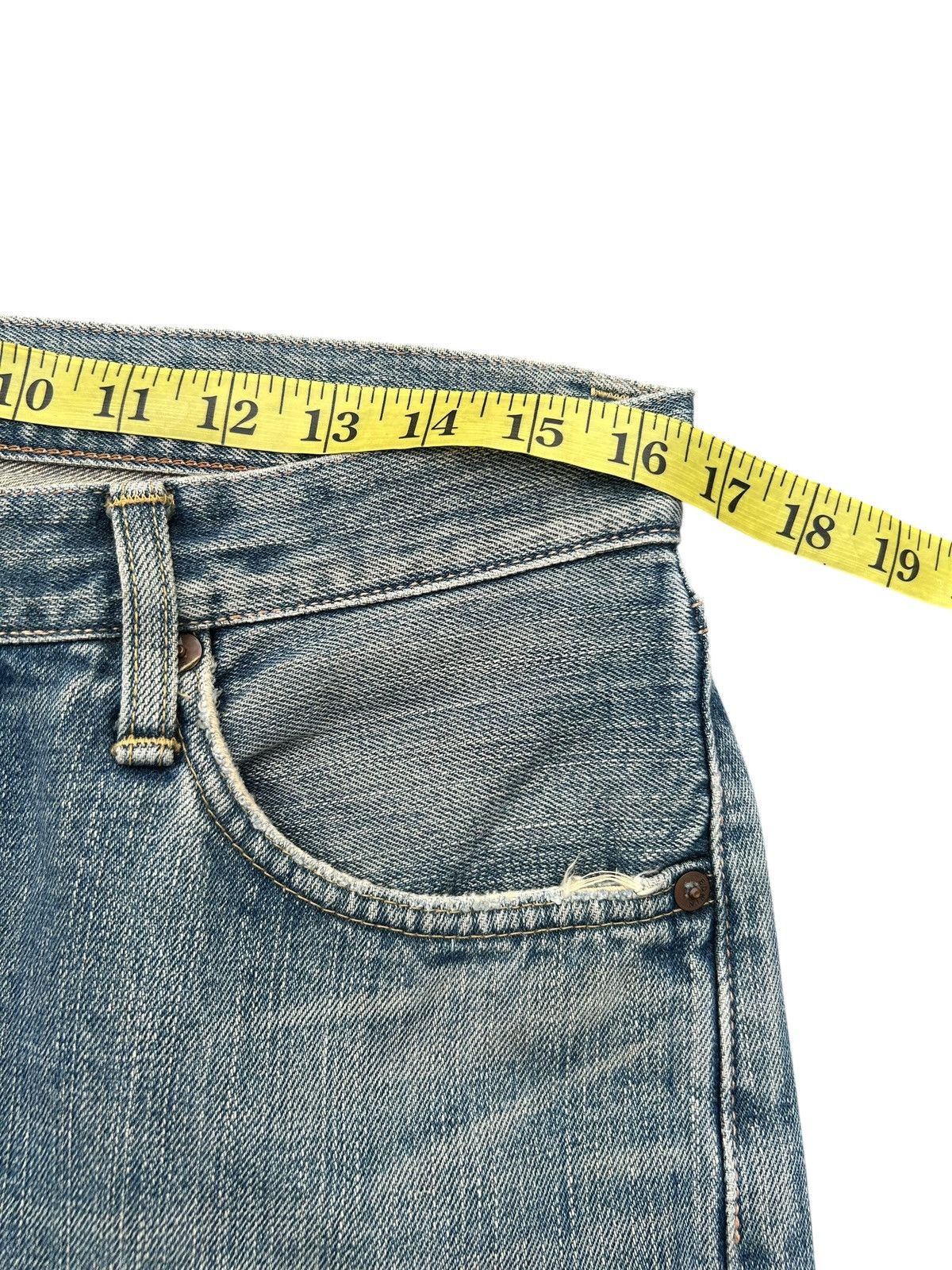 Kapital Vintage Edwin 505xx Selvedge Rusty Distressed Denim Jeans Size US 33 - 13 Thumbnail