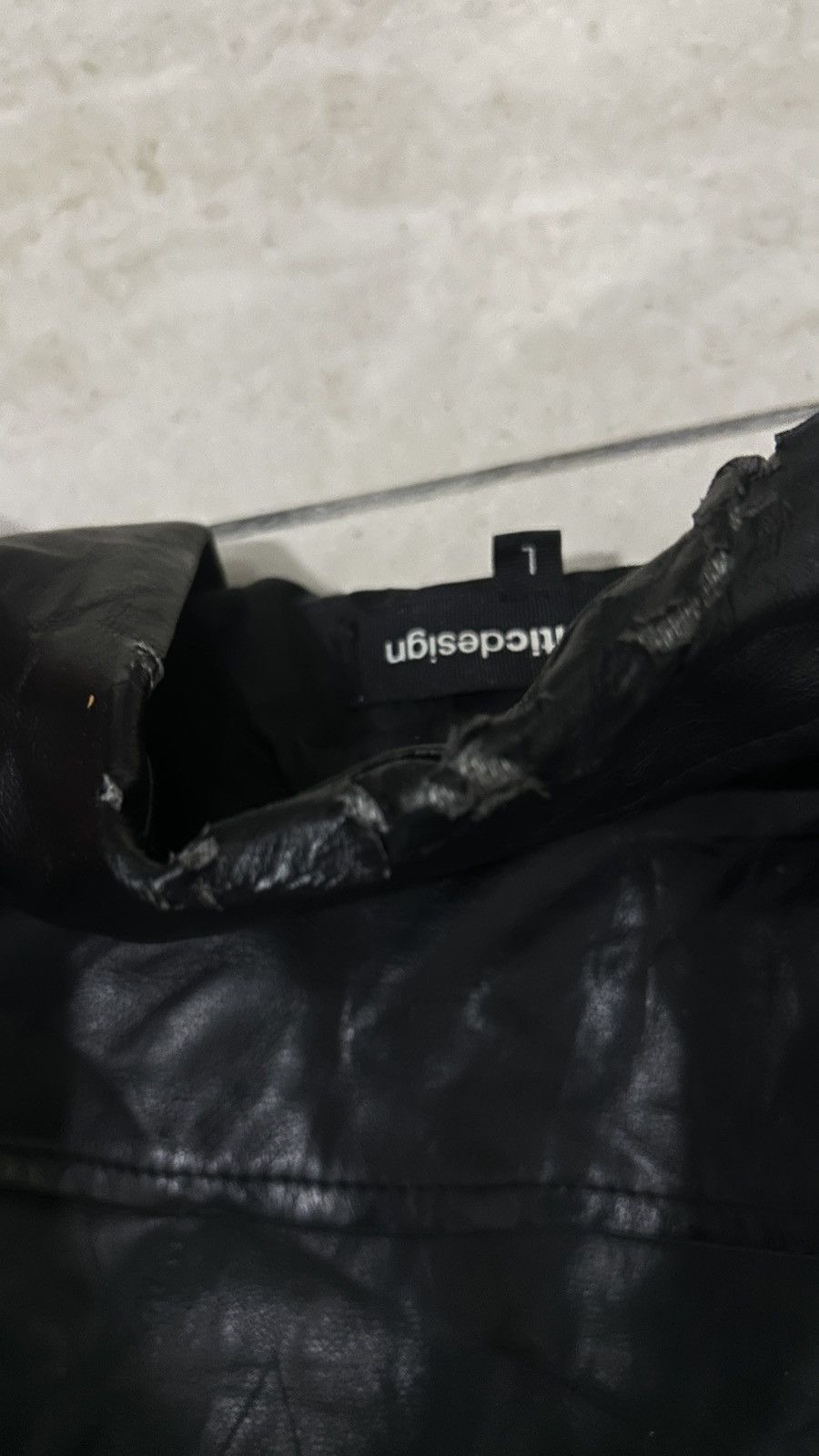 semanticdesign RARE🔥 SEMANTIC DESIGN LEATHER BIKER JACKET Size US L / EU 52-54 / 3 - 8 Thumbnail