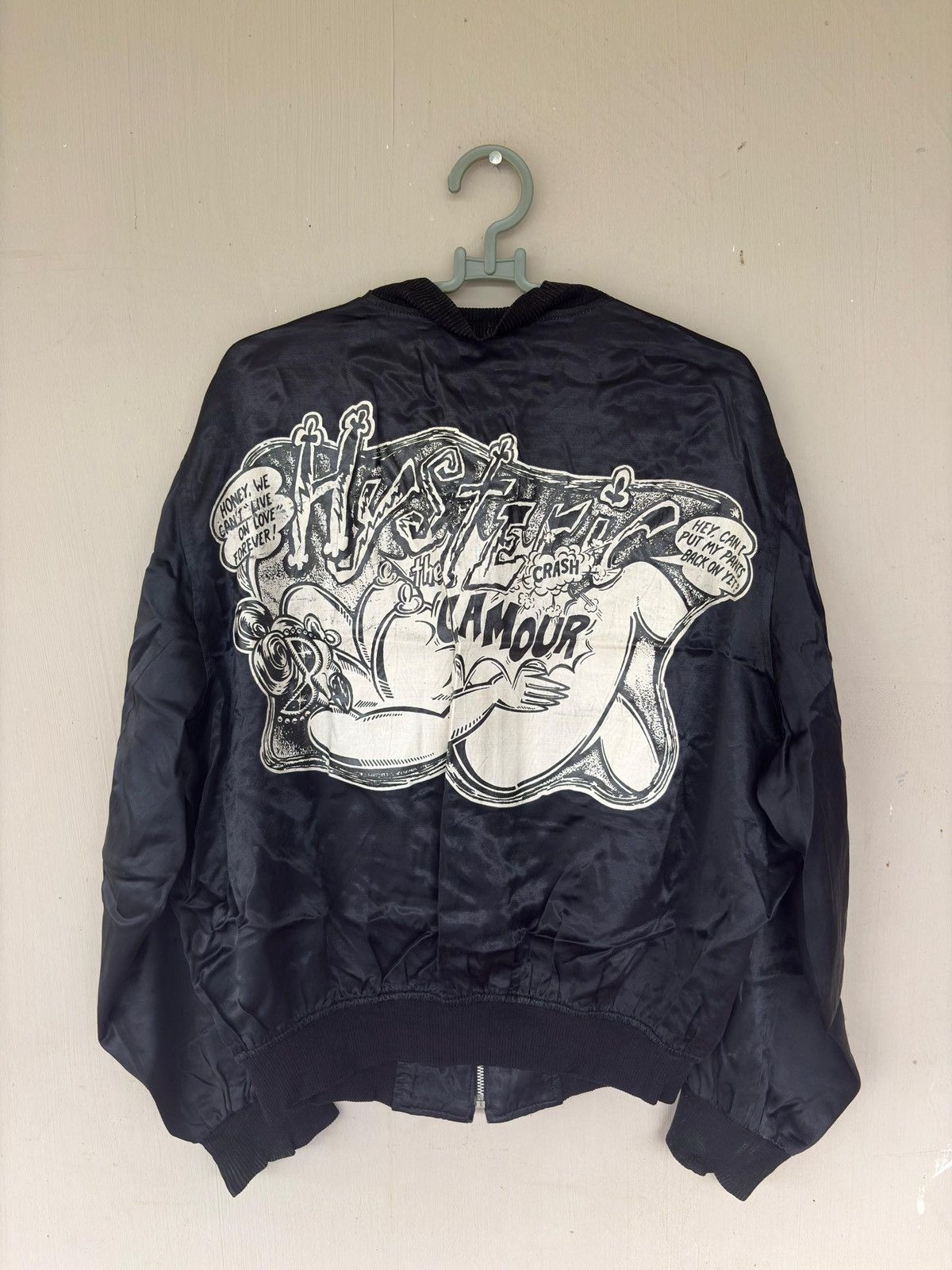 Hysteric Glamour VTG 80’s Hysteric Glamour Bomber Jacket Naked “Live On Love” Size US M / EU 48-50 / 2 - 7 Thumbnail