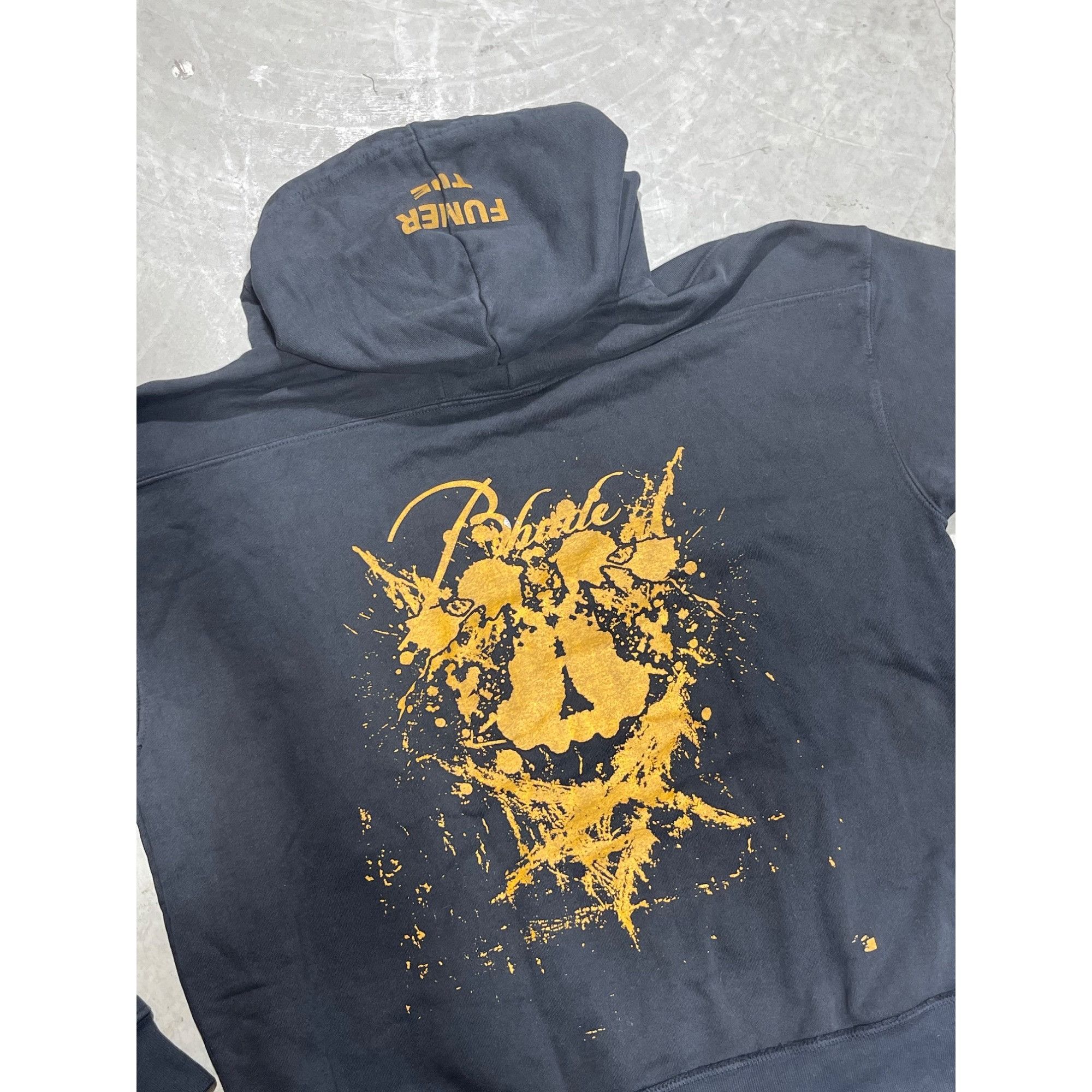 Rhude NEW RHUDE RHACER 3 BLACK/ORANGE HOODIE SZ LARGE Size US L / EU 52-54 / 3 - 2 Thumbnail