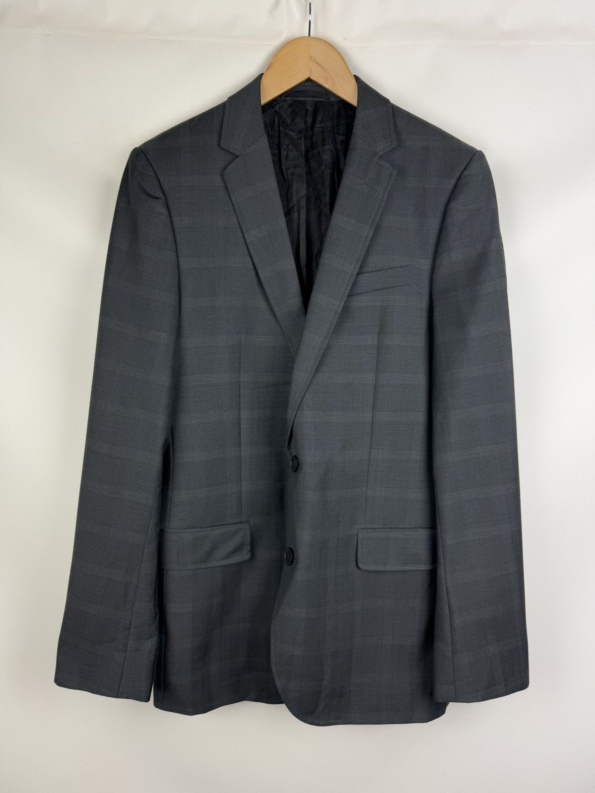 Hugo Boss Hugo Boss Aiko1/Heise Wool Plaid 2 Piece Suit Blazer Pants Size 40L - 3 Thumbnail