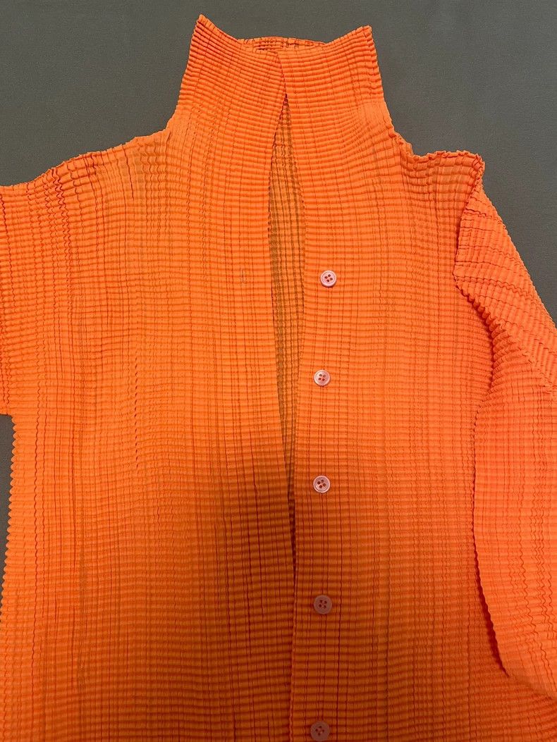 Issey Miyake issey miyake Orange long sleeves Size S / US 4 / IT 40 - 2 Thumbnail