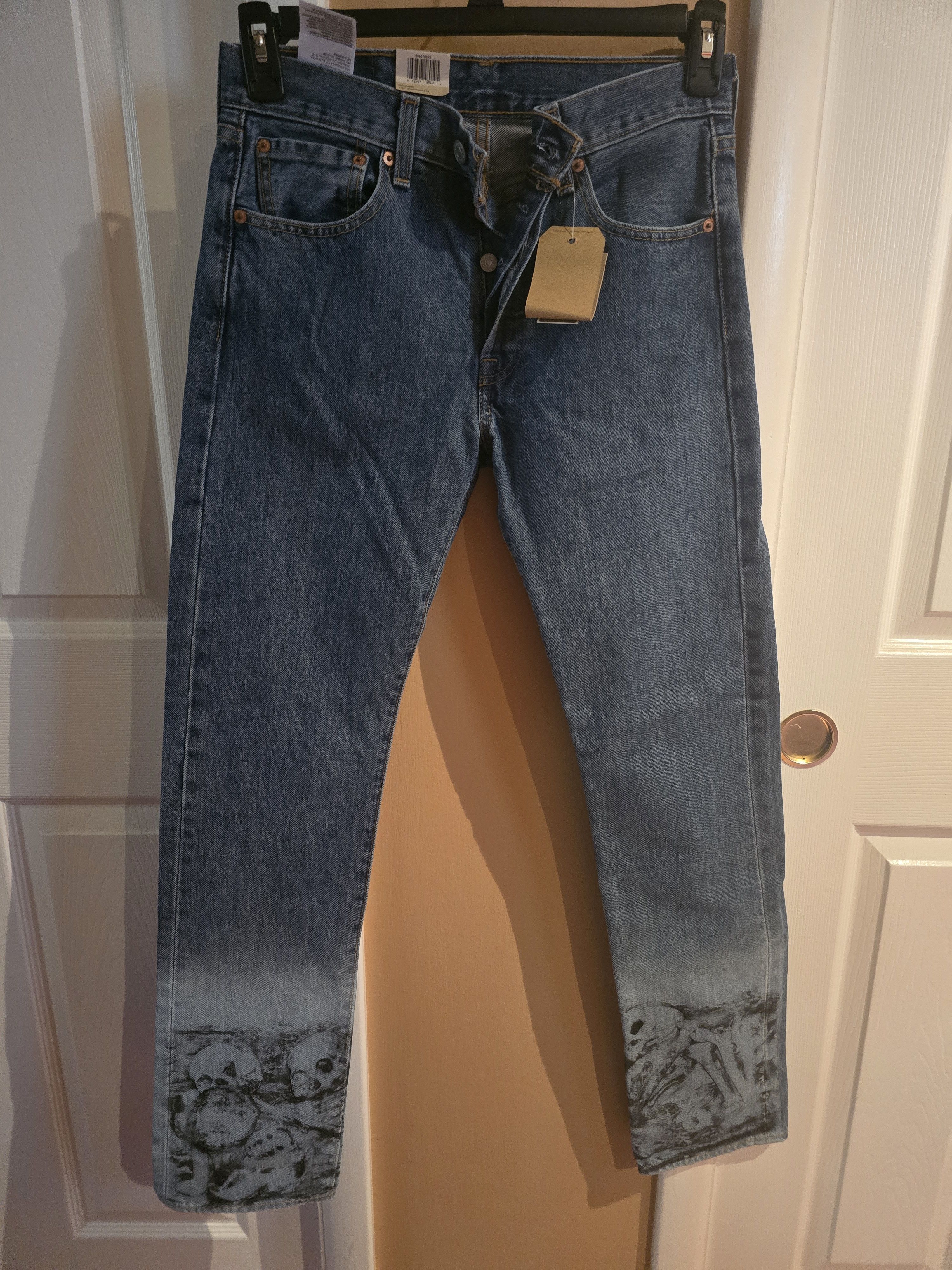 Kitowares Customized Kito Wares Catacomb Skull Jeans Size US 28 / EU 44 - 1 Thumbnail