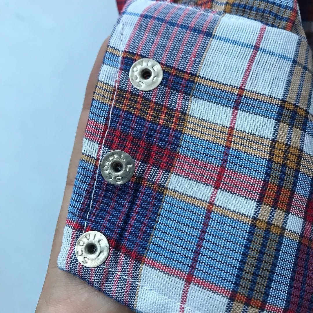 Cowboy Equipment × Vintage × Western Mountaineering Dickson Jenkins Western Cowboy shirt Men small Blue Orange Size US L / EU 52-54 / 3 - 8 Thumbnail