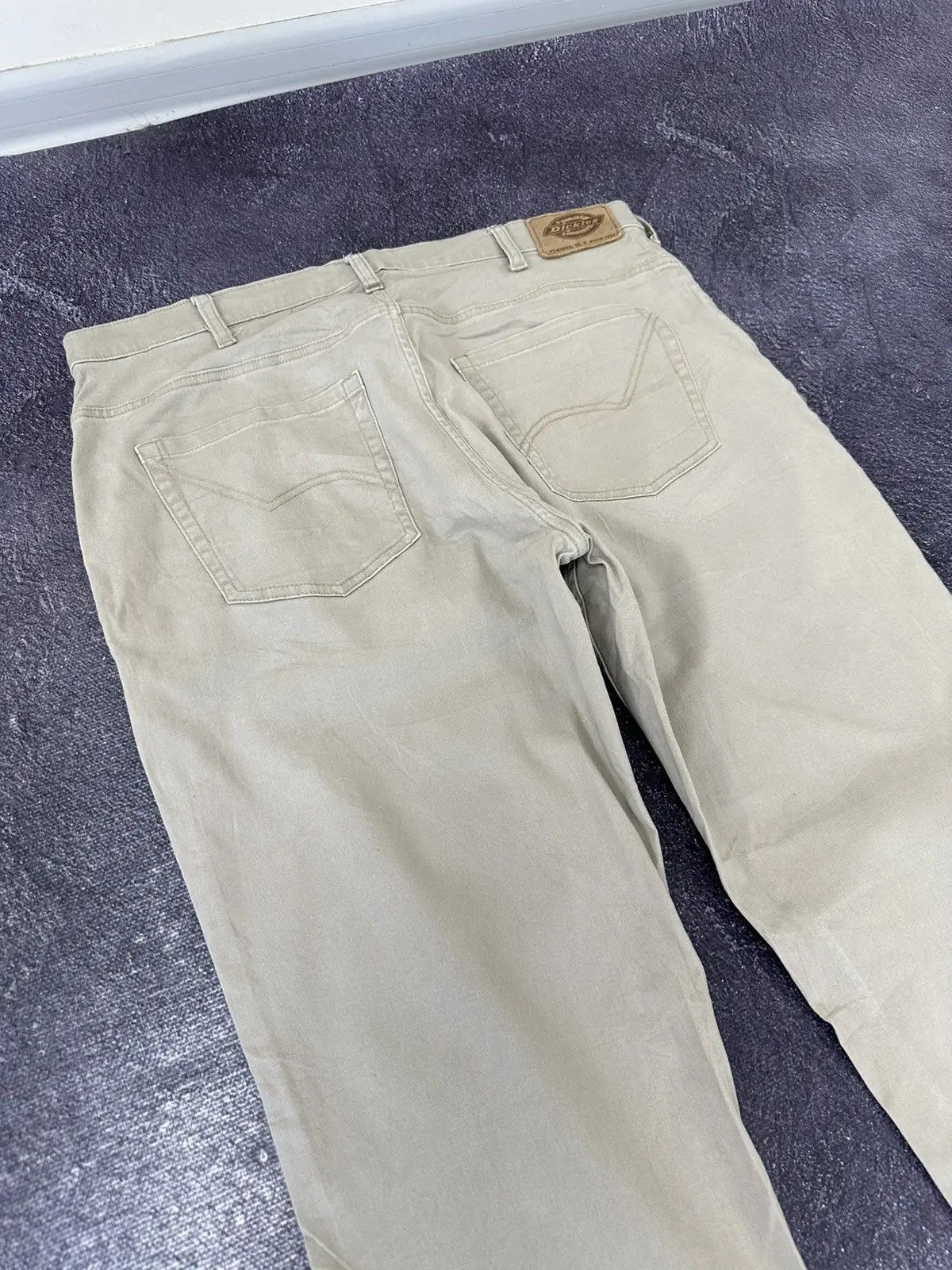 Dickies × Vintage Vintage Dickies Y2K Cream American Hype Pants Jeans Size US 36 / EU 52 - 4 Thumbnail