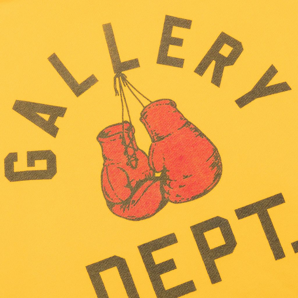 Gallery Dept. o1mle0725 Boxing Merch Hoodie in Gold Yellow Size US XXL / EU 58 / 5 - 3 Thumbnail