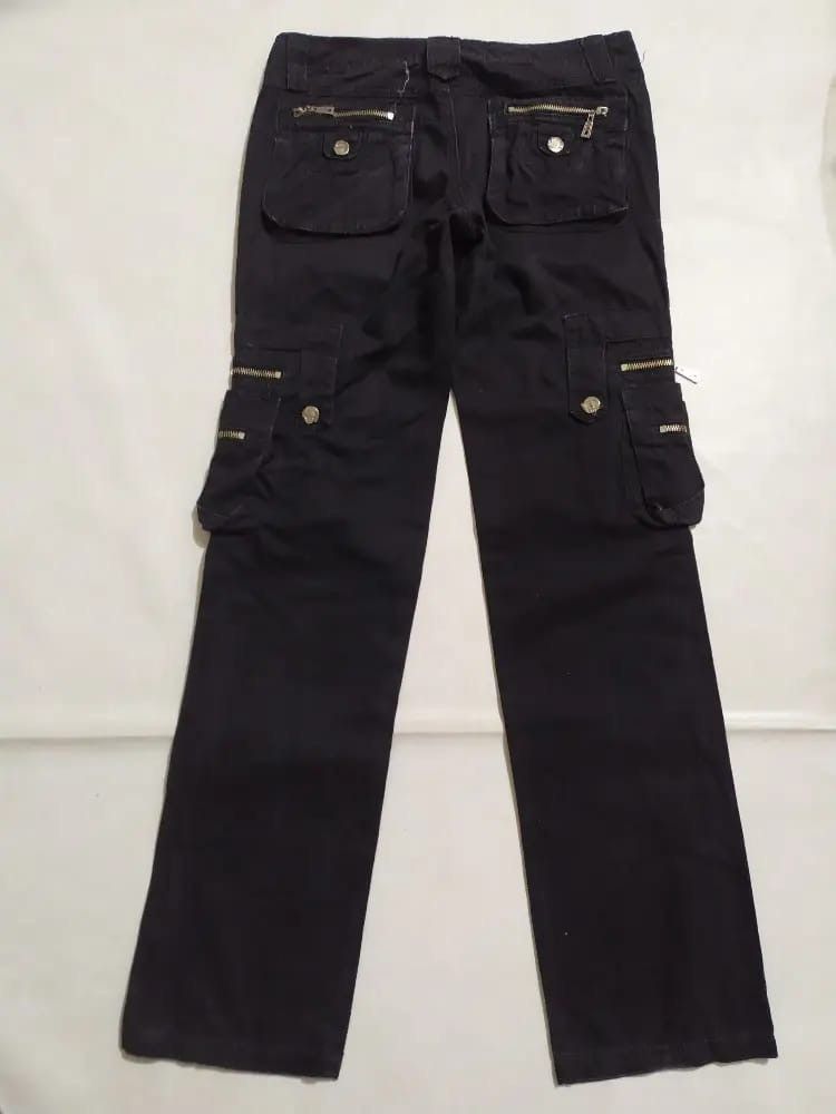 Other Kasonglu Cargo Multipocket Bondage punk Black Pants Size US 29 - 6 Thumbnail