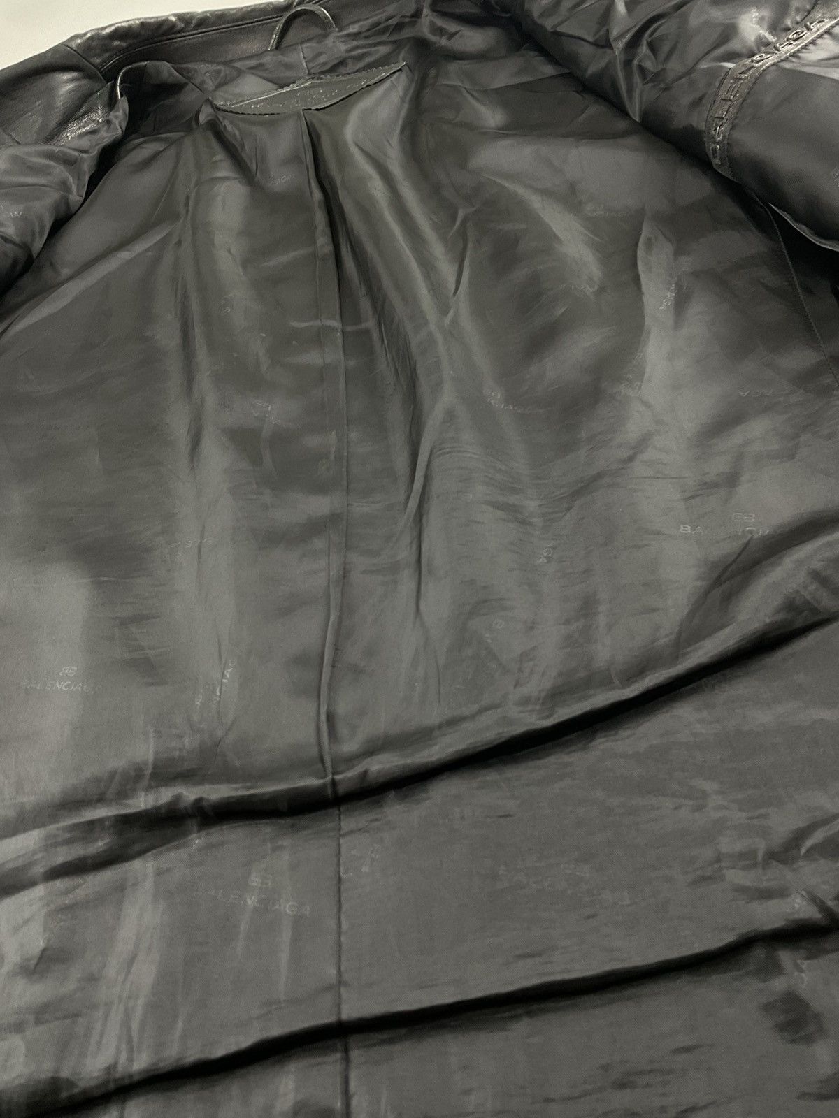 Balenciaga Vintage Balenciaga Leather Jacket Size US XL / EU 56 / 4 - 11 Thumbnail