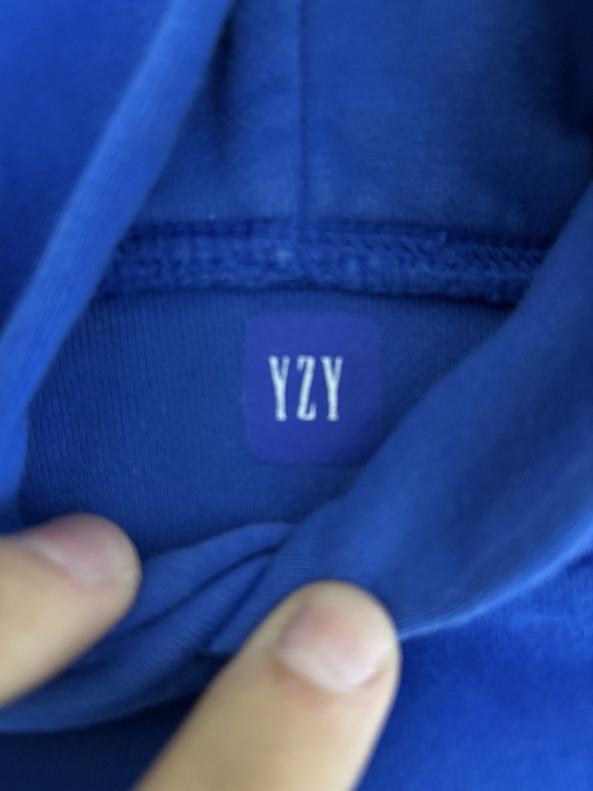 Yeezy Yeezy (YZY) Royal Blue Hoodie Size S / US 4 / IT 40 - 1 Thumbnail