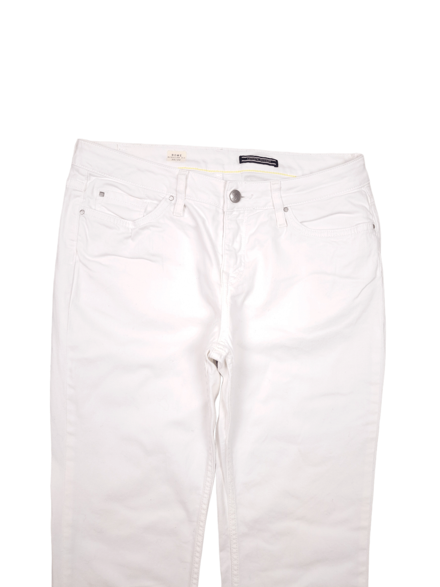 Tommy Hilfiger × Vintage 💎 Vintage Tommy Hilfiger White 30/32 Regular Fit Pants Size US 30 / EU 46 - 3 Thumbnail