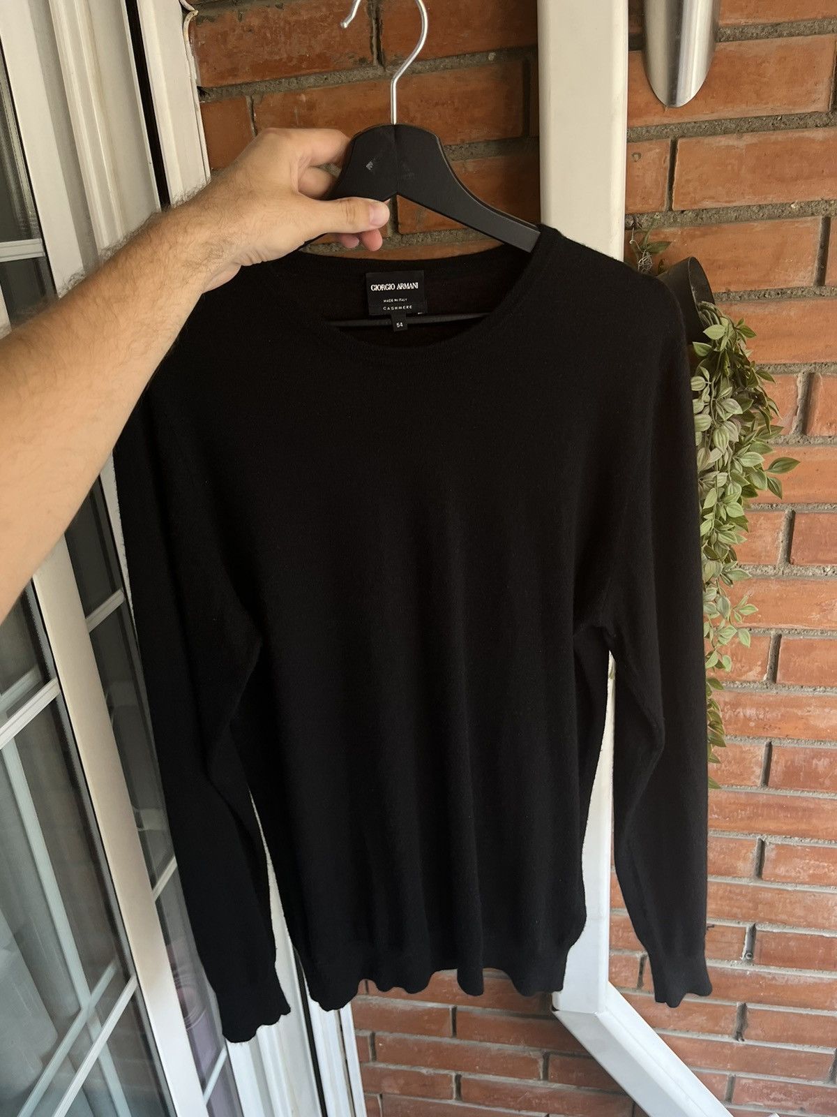 Giorgio Armani Giorgio Armani Main Line Cashmere Sweater Size US L / EU 52-54 / 3 - 1 Thumbnail