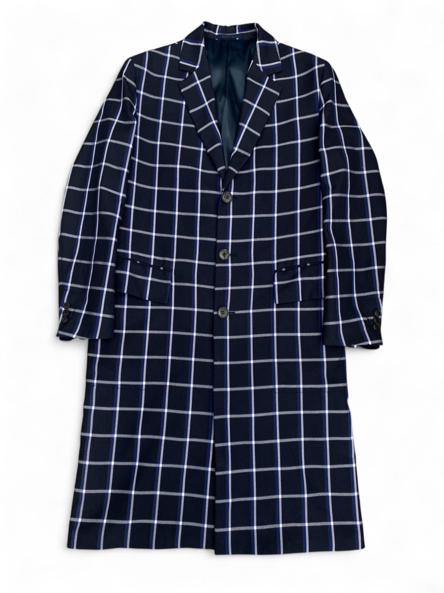 H&M H&M Studio Checkered Coat trench Size US M / EU 48-50 / 2 - 3 Thumbnail