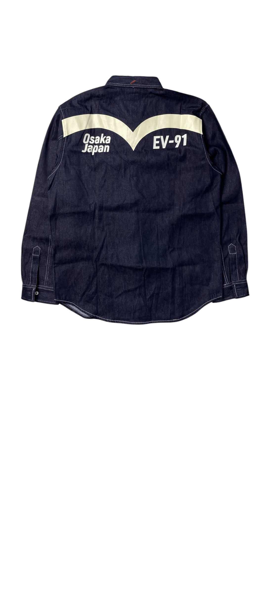 Evisu Evisu denim shirt big logo Size US L / EU 52-54 / 3 - 1 Thumbnail