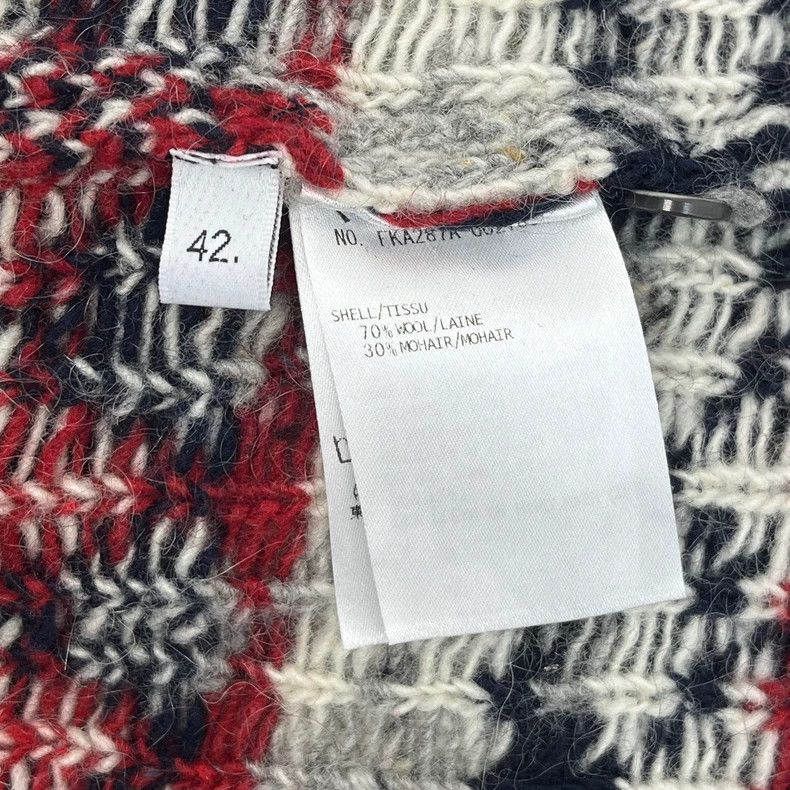 Thom Browne Thom Browne Size 42Dark Blue Elephant Wool Mohair Long Slee Size US XS / EU 42 / 0 - 7 Thumbnail