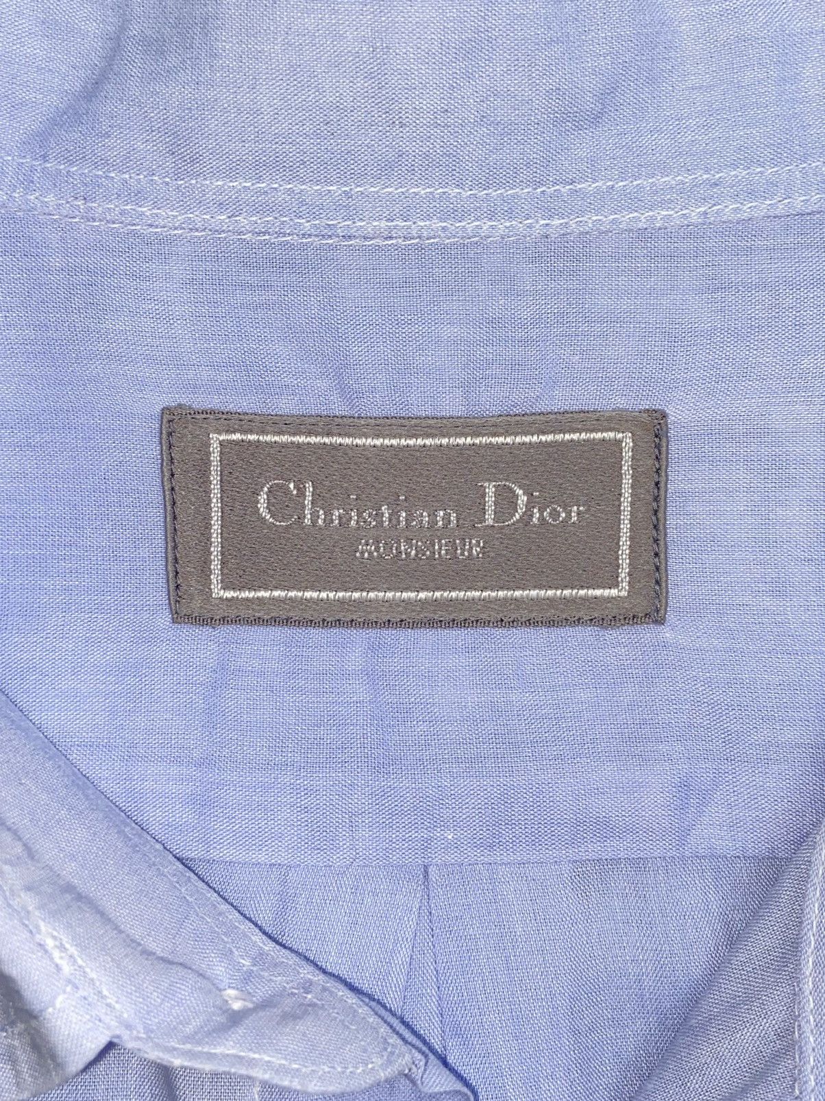 Christian Dior Monsieur Christian Dior Monsieur Blue Shirt Size US M / EU 48-50 / 2 - 7 Thumbnail
