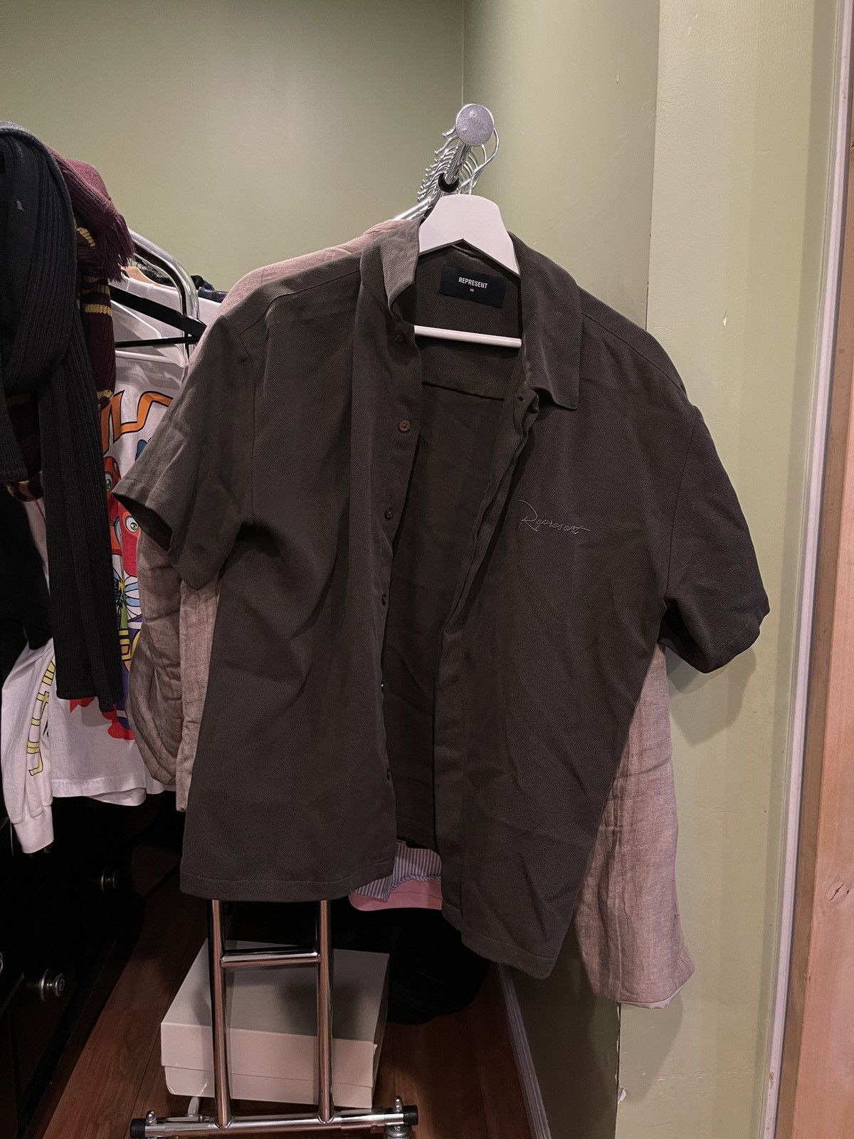 Represent Clo. Represent Clo Yacht Shirt Dark Taupe Size US XS / EU 42 / 0 - 1 Thumbnail