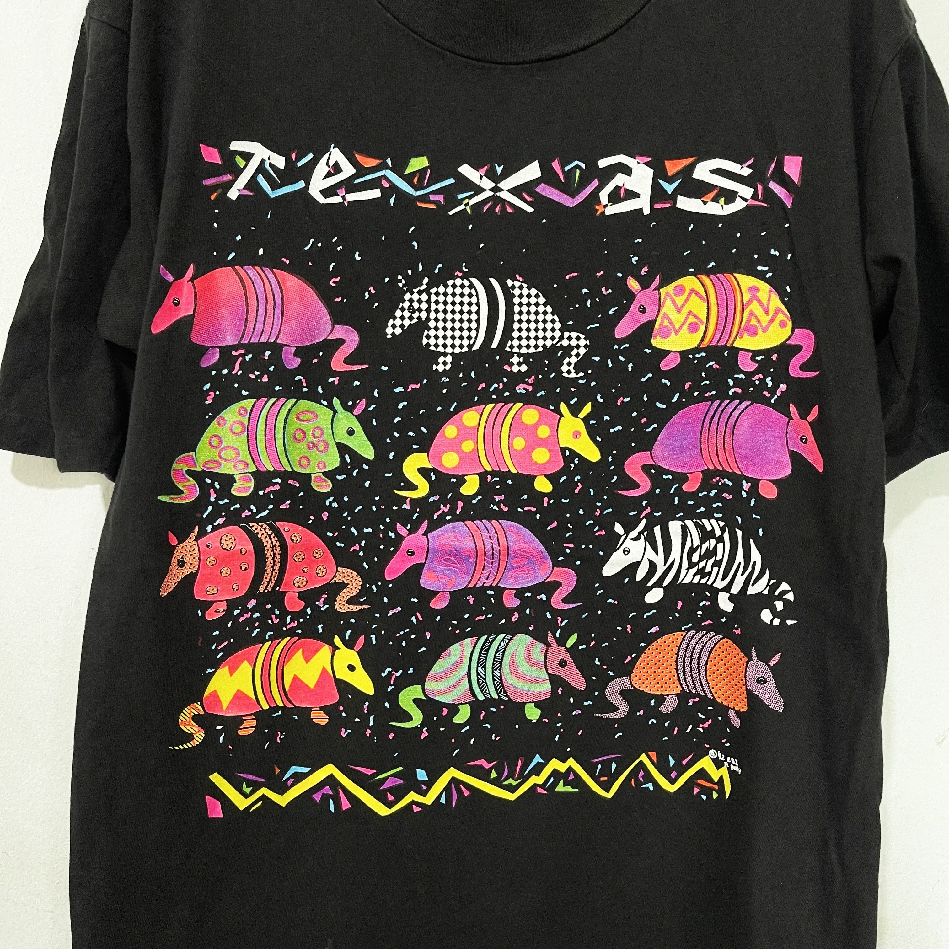 Vintage Vintage 90s Texas Armadill T-Shirt Size US M / EU 48-50 / 2 - 2 Thumbnail