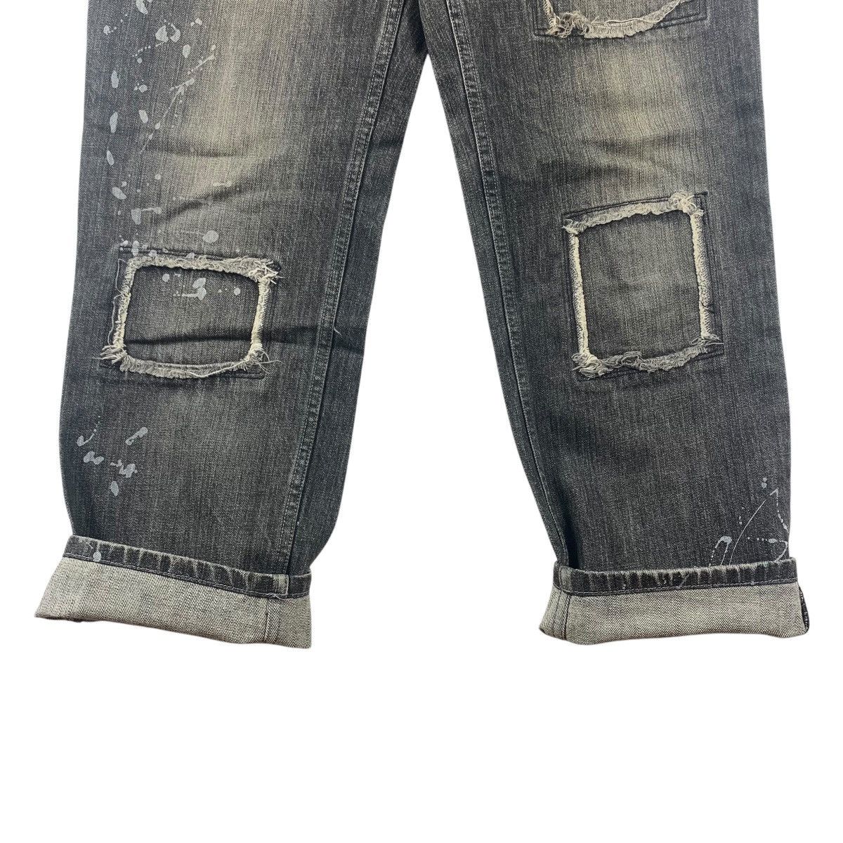 If Six Was Nine × Japanese Brand MENS BATSU Distressed jeans Size US 35 - 12 Thumbnail