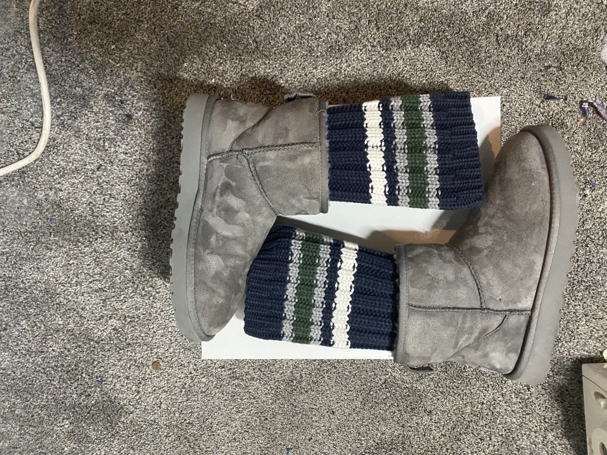 Sacai × Ugg sacai ugg mini IIgrey suede boot Size US 7 / EU 40 - 2 Thumbnail