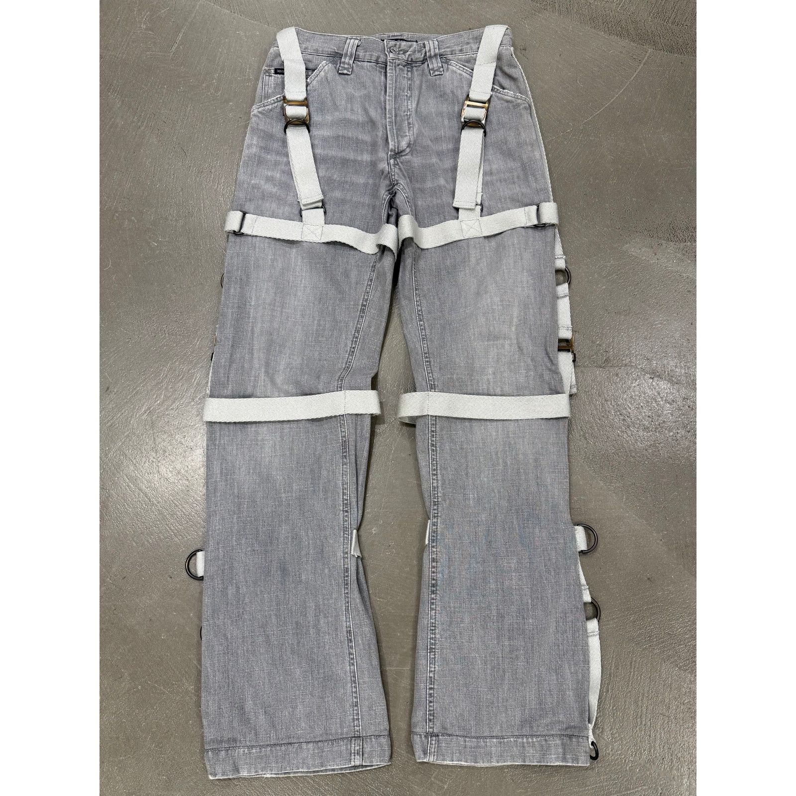 Dolce & Gabbana A/W2003 Dolce & Gabbana bondage parachute pants Size 26" / US 2 / IT 38 - 2 Thumbnail