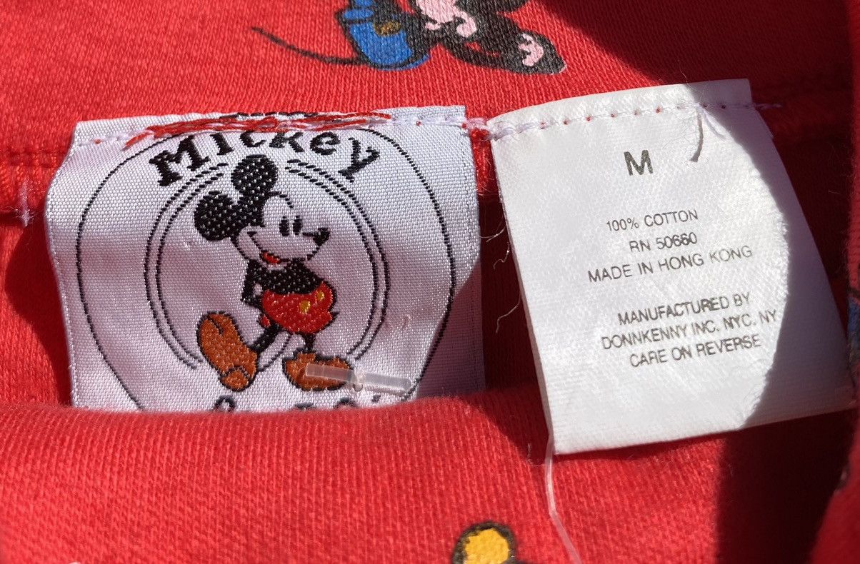 Mickey & Co. New VTG 90’s Mickey Donnkenny All Over Print TurtleNeck Size M / US 6-8 / IT 42-44 - 8 Thumbnail