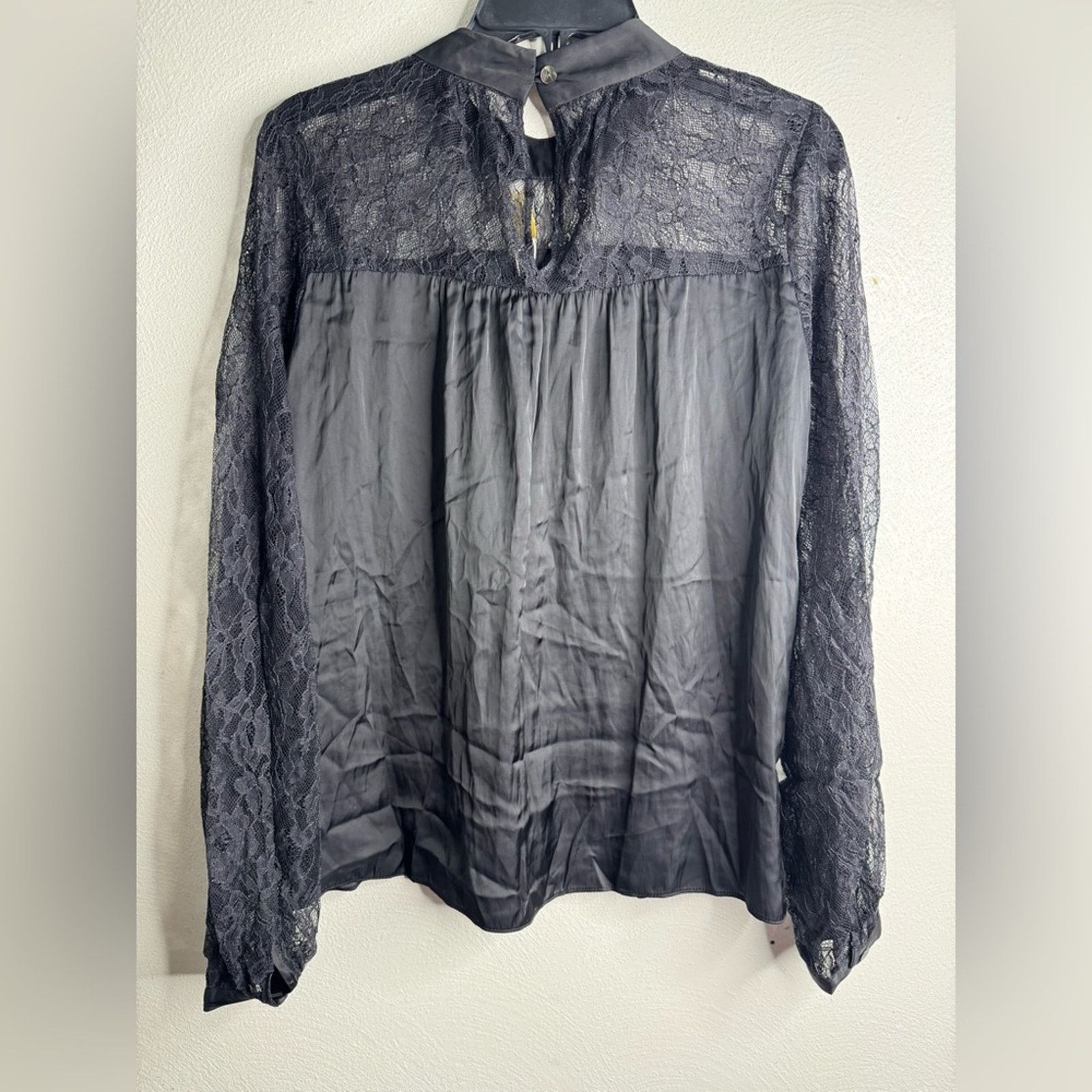Ramy Brook NWT Ramy Brook Sorinda Lace Mock Neck Top Size S / US 4 / IT 40 - 4 Thumbnail