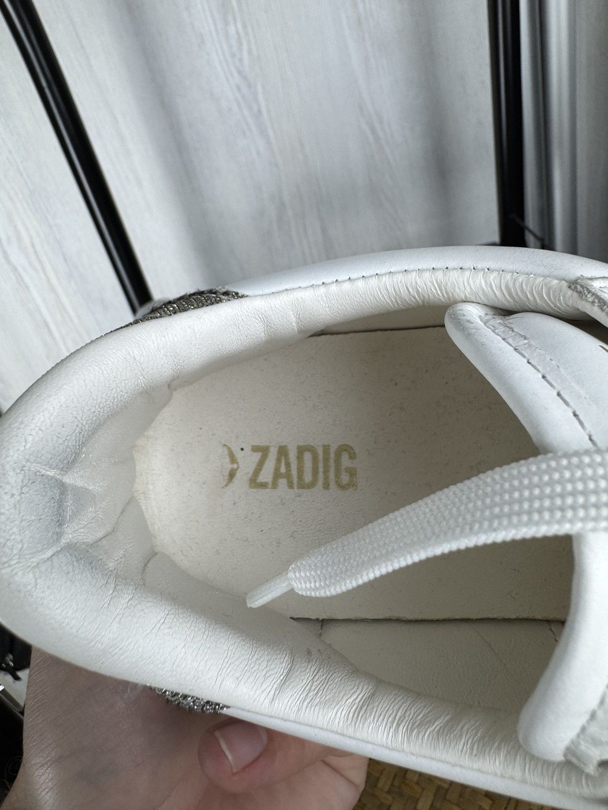 Zadig & Voltaire Zadig & Voltaire ZV 1747 Flash White leather low sneakers 38 Size US 8 / IT 38 - 21 Thumbnail