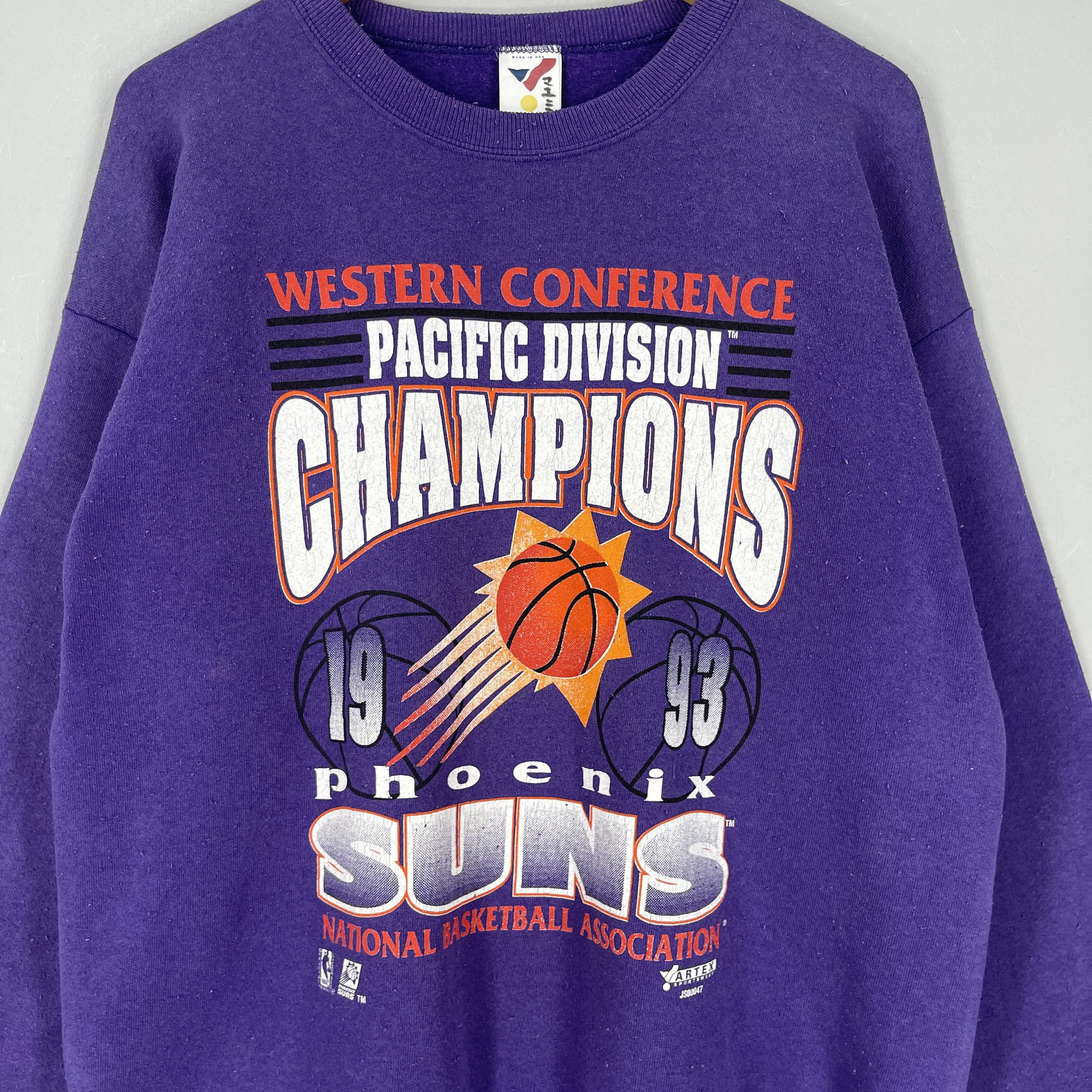 NBA Vintage PHEONIX SUNS Pacific Division Champions Sweatshirt Size US L / EU 52-54 / 3 - 2 Thumbnail